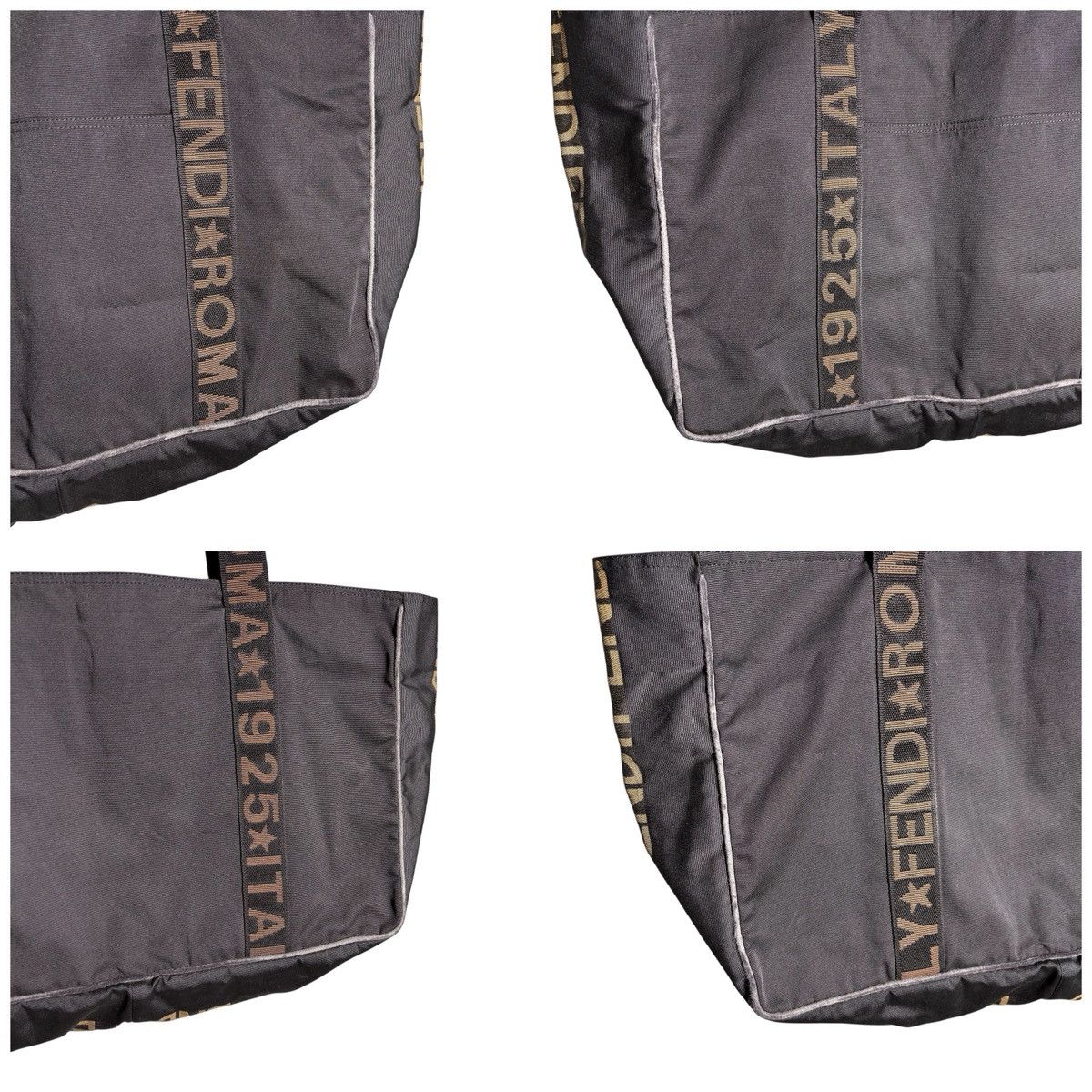 Fendi Fendi Roma Big Canvas Tote Bag Size ONE SIZE - 12 Thumbnail