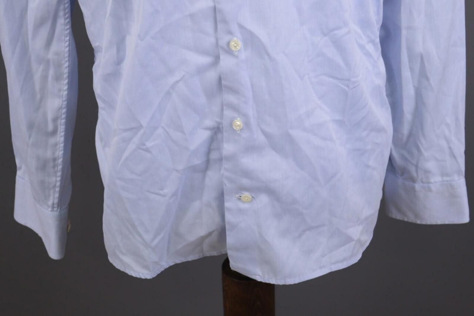 Eton Eton Slim Fit Siognature Twill Dress Shirt Size 16 41 L Size US M / EU 48-50 / 2 - 2 Thumbnail