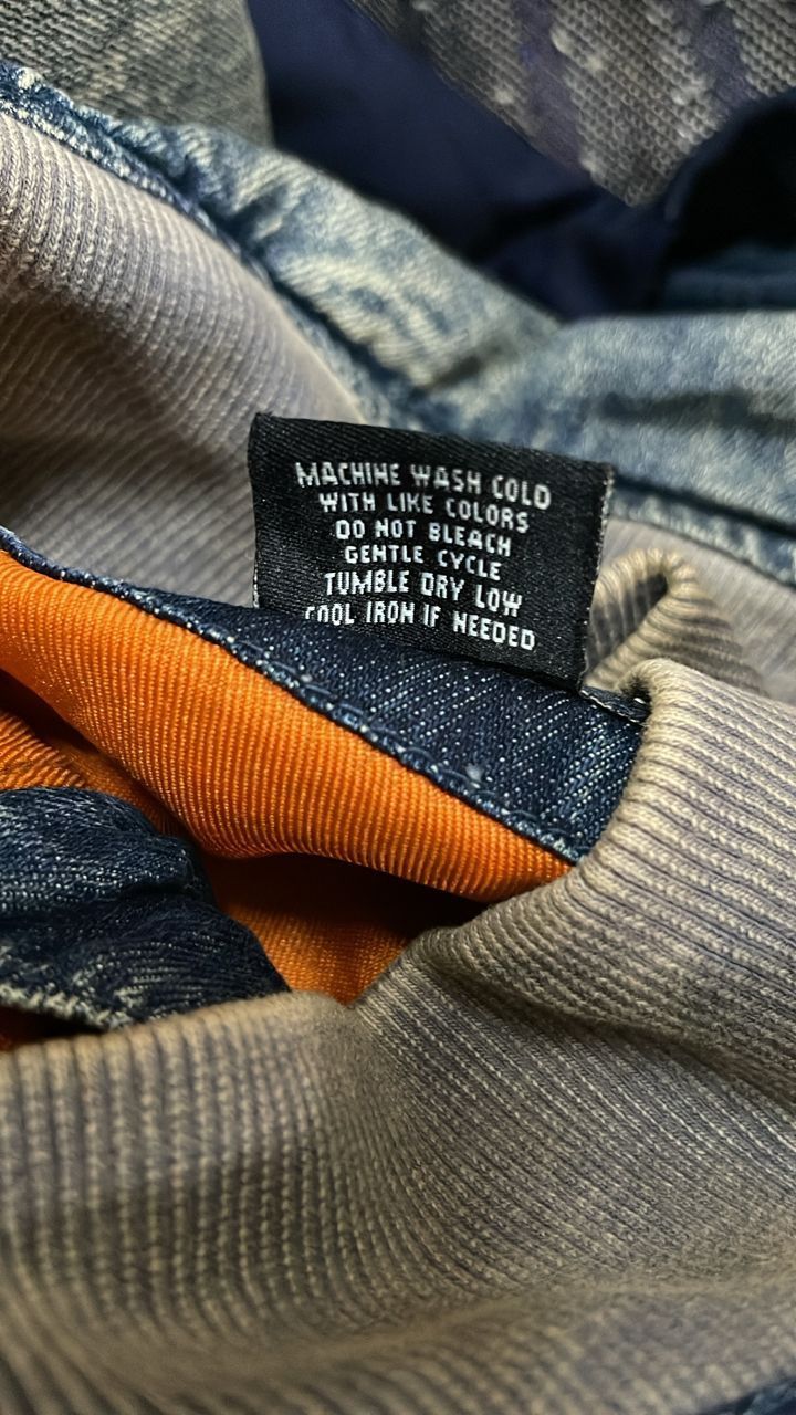 Vintage Copper Rivet Distressed Denim Workwear Jacket Size US L / EU 52-54 / 3 - 3 Thumbnail