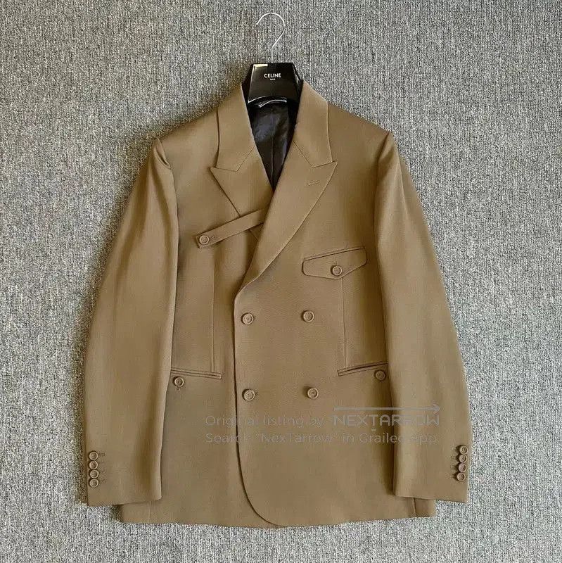 Dior Dior Men's Long Sleeve Wool Coat in Brown . Size US XXL / EU 58 / 5 - 1 Thumbnail