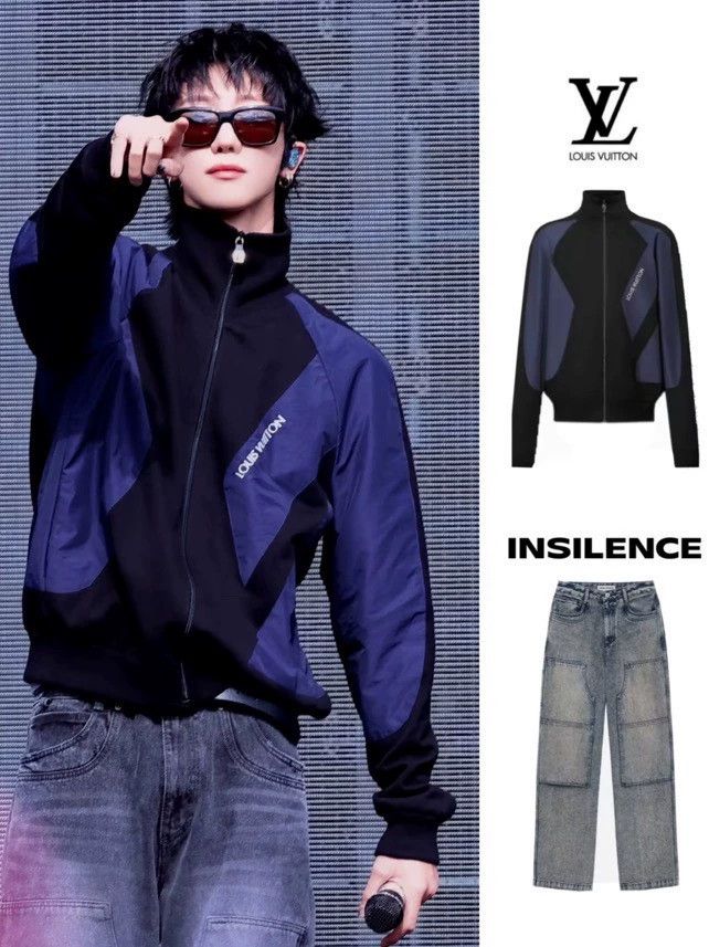 Louis Vuitton louis vuitton 25ss blue and black contrast embroidered mon Size US XL / EU 56 / 4 - 2 Thumbnail