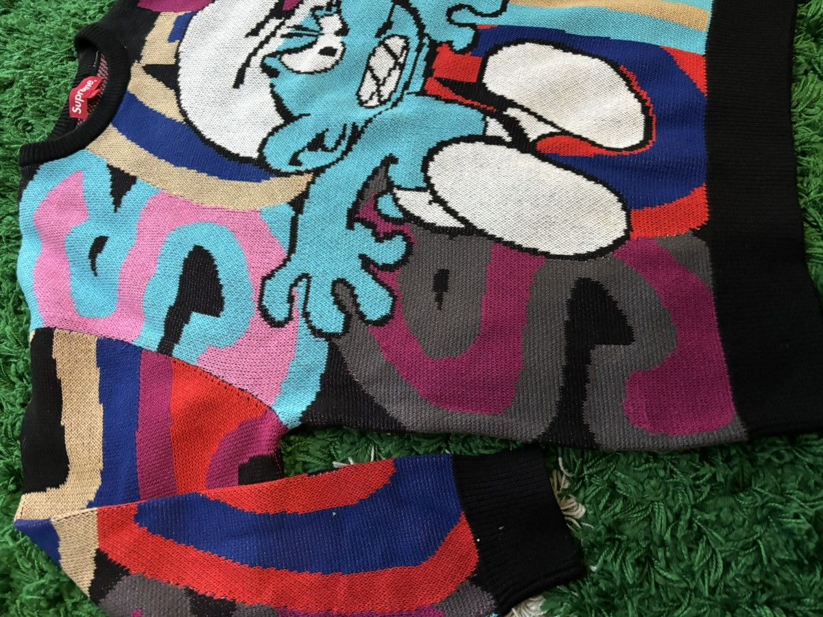 Supreme Supreme Smurfs Sweater Size US L / EU 52-54 / 3 - 3 Thumbnail