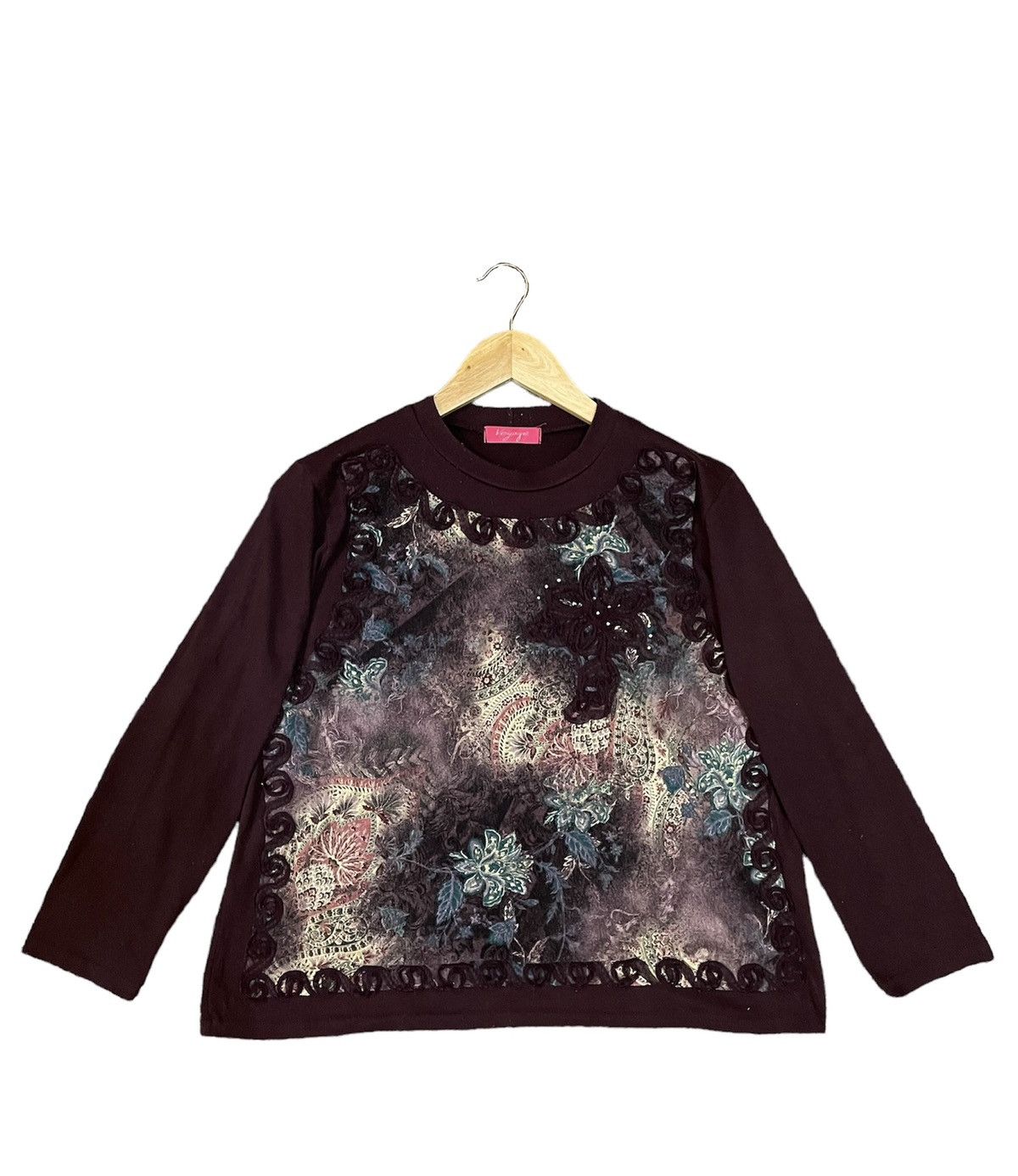 Japanese Brand Voyage long sleeve crop tops Size L / US 10 / IT 46 - 1 Thumbnail
