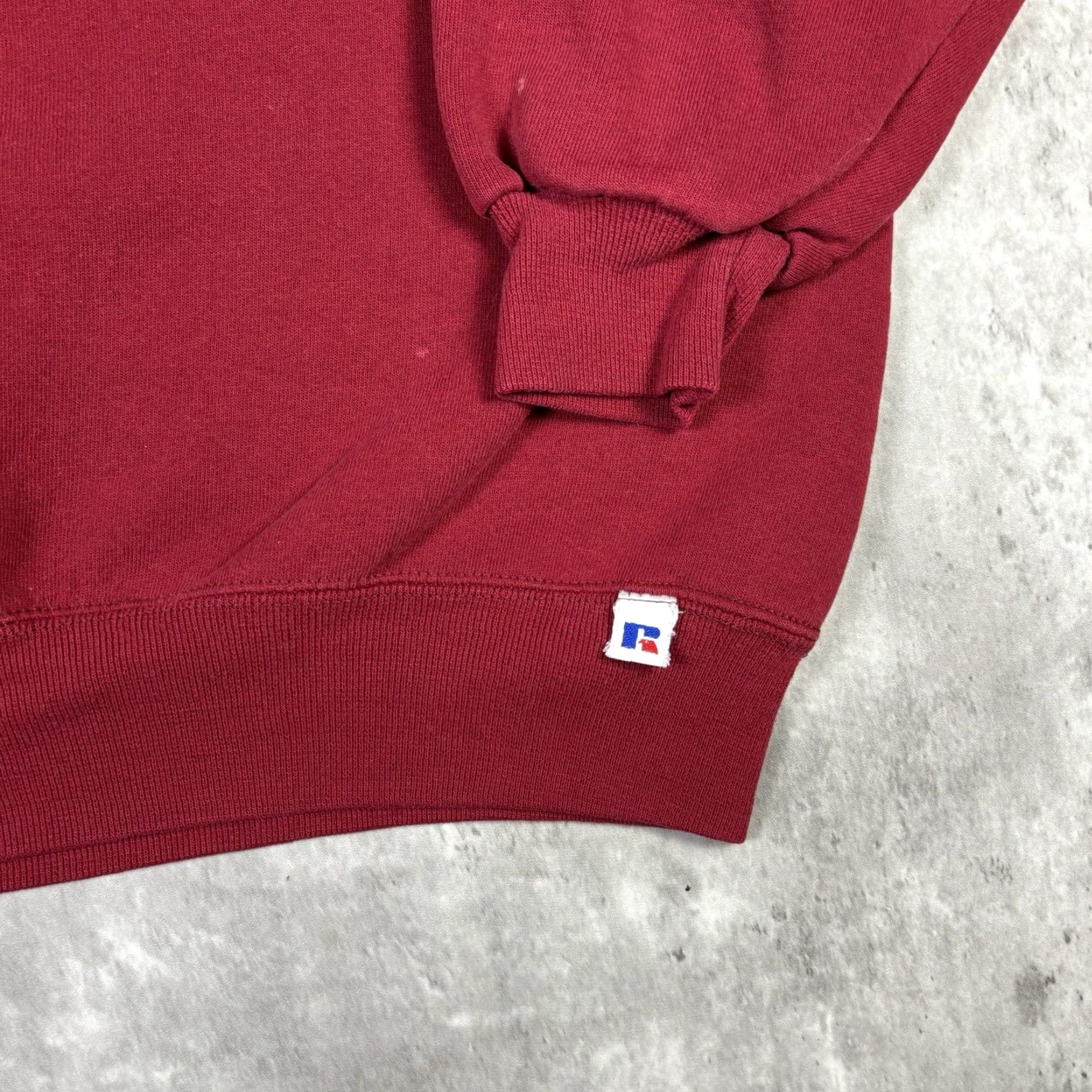 Russell Athletic VINTAGE Russell Athletic Sweatshirt Crew Neck XL Red 90s Mens All Seasons Gym & Training Vintage 90s Size US XL / EU 56 / 4 - 6 Thumbnail
