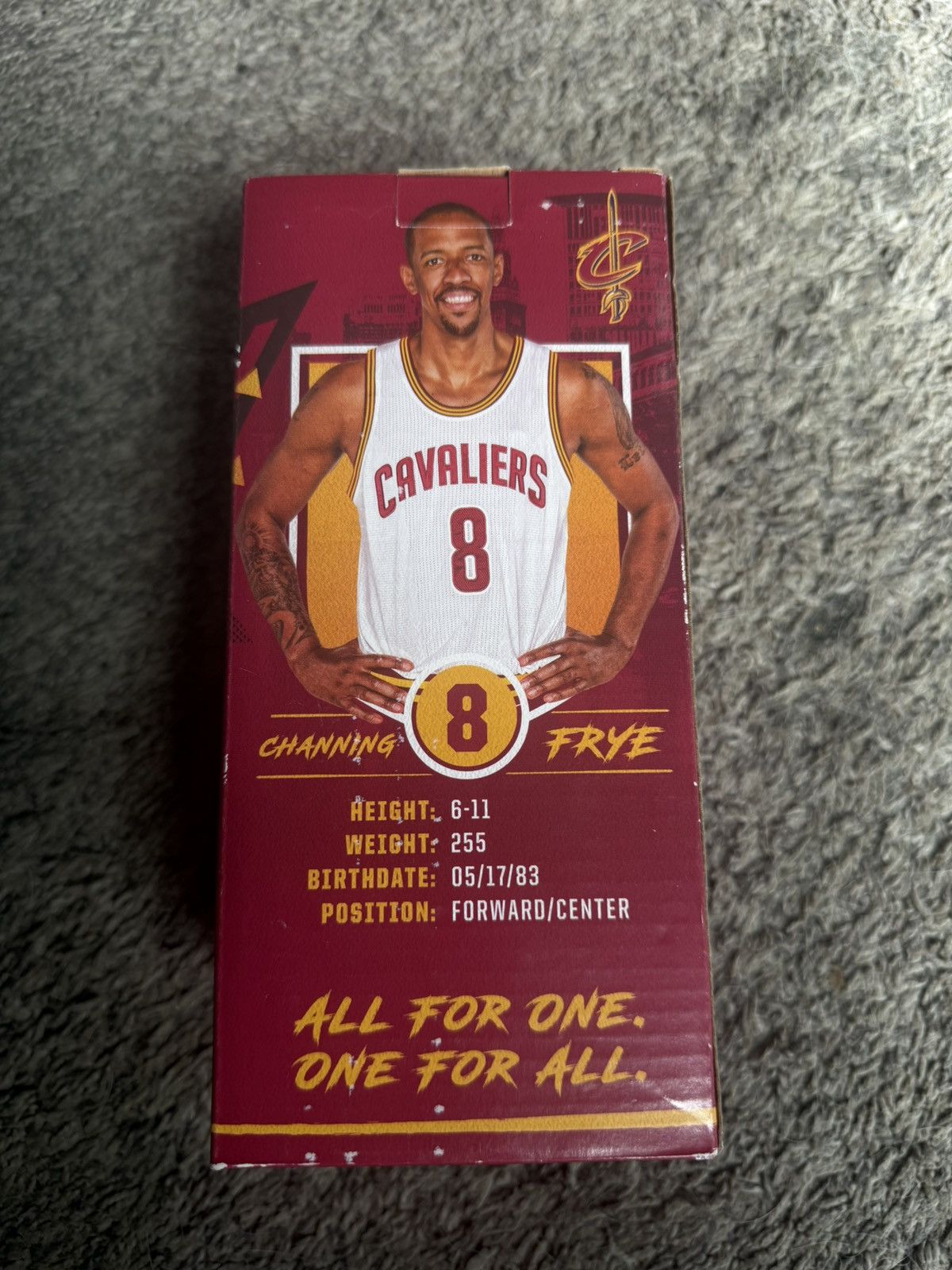 NBA 2017 Cleveland Cavaliers #8 Channing Frye Collectible Bobble Size ONE SIZE - 2 Thumbnail