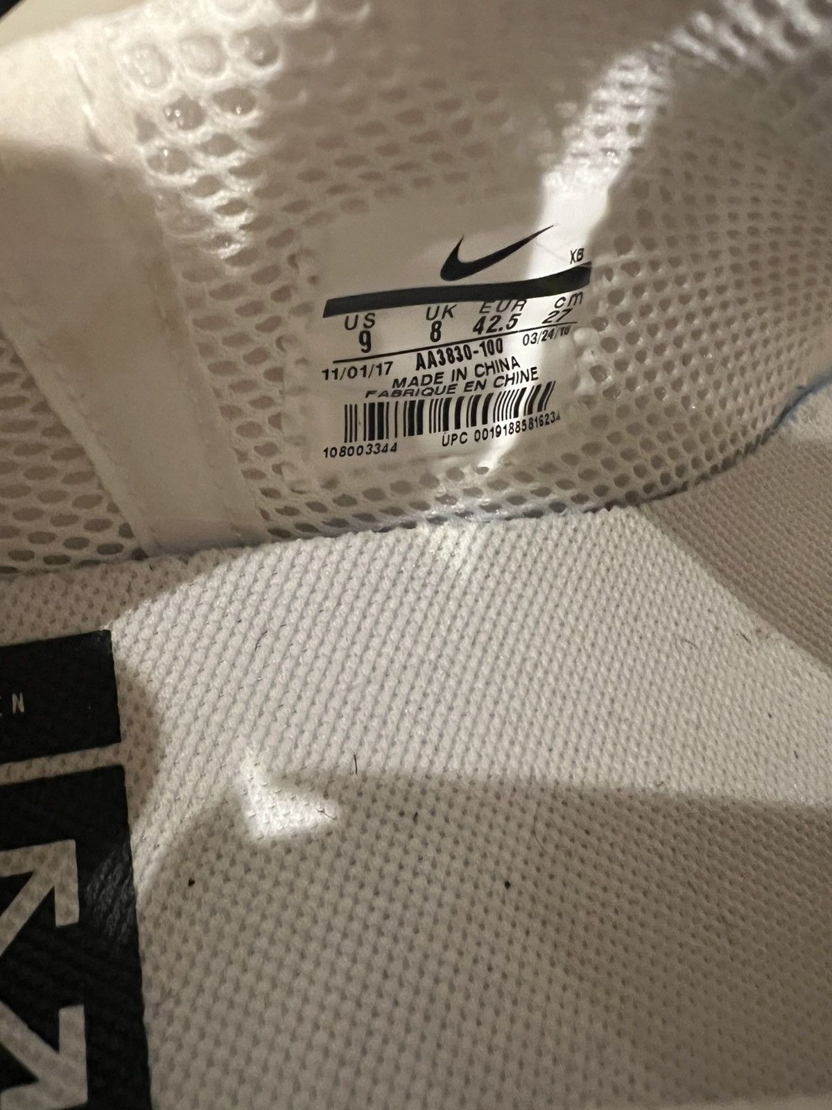 Nike × Off-White Nike Off White Presto The Ten White Size US 9 / EU 42 - 7 Thumbnail