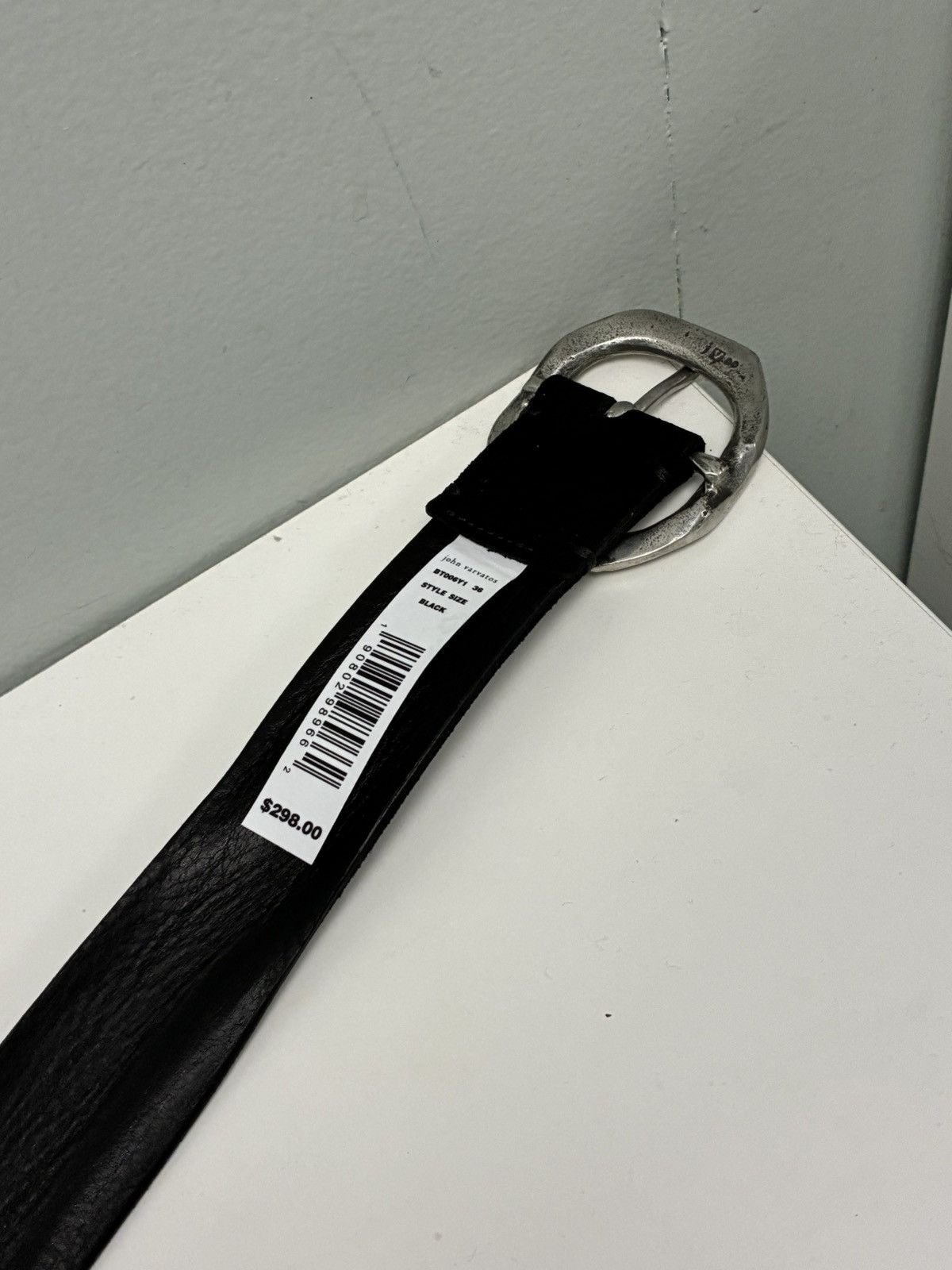 John Varvatos Nova Suede Belt. Size 32 Size 32 - 7 Thumbnail