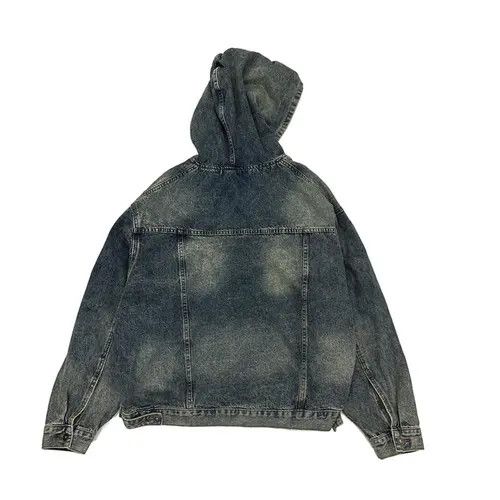 Jean Yukiko x Kaori Stylish Oversized Denim Hoodie Jacket Size US M / EU 48-50 / 2 - 4 Thumbnail