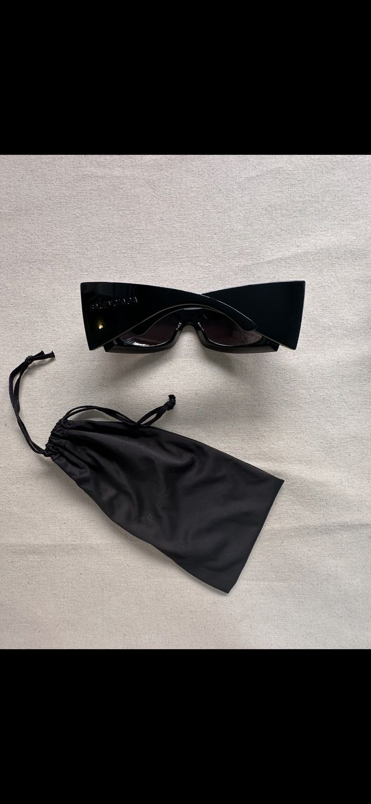 Balenciaga Balenciaga Extreme Oversized Wrap Sunglasses Size ONE SIZE - 2 Thumbnail
