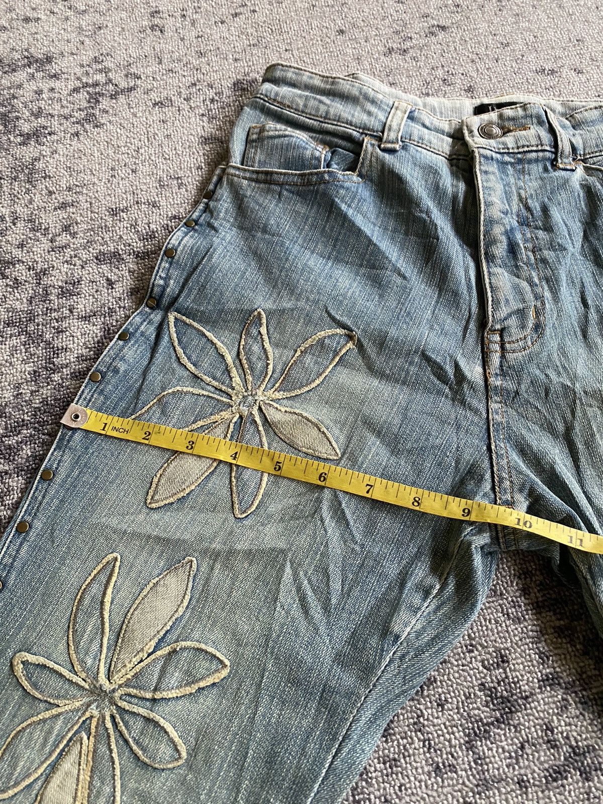 Hysteric Glamour × If Six Was Nine × Japanese Brand Y2k Live claire ifsixwasnine flare jeans Size 29" - 13 Thumbnail