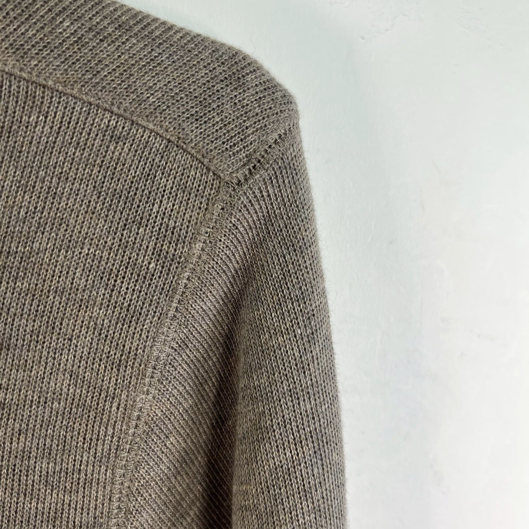 Croft & Barrow Croft & Barrow 1/4 Zip Sweater Men's Size L Brown Knit Pullover Casual Workwear Size L / US 10 / IT 46 - 2 Thumbnail