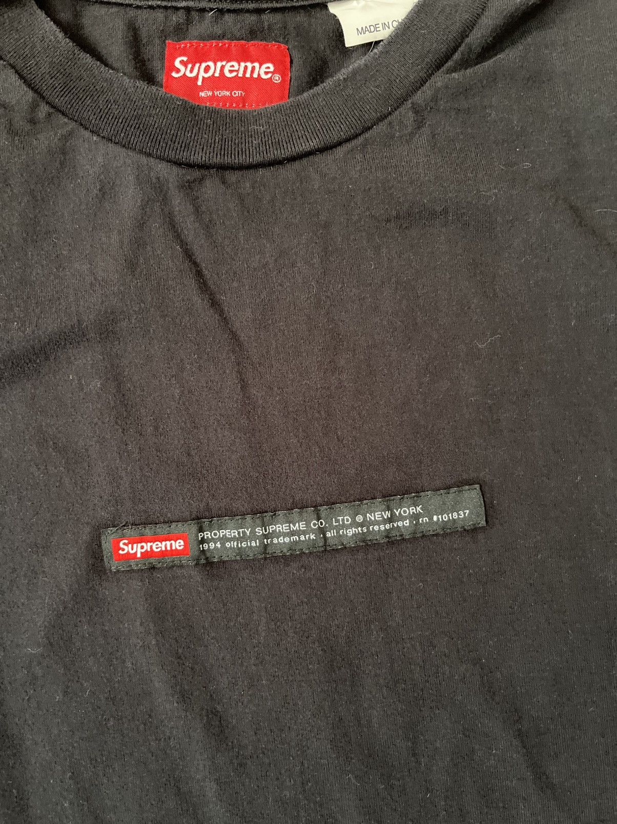 Supreme Supreme Property Label S/S Top Size US L / EU 52-54 / 3 - 6 Thumbnail