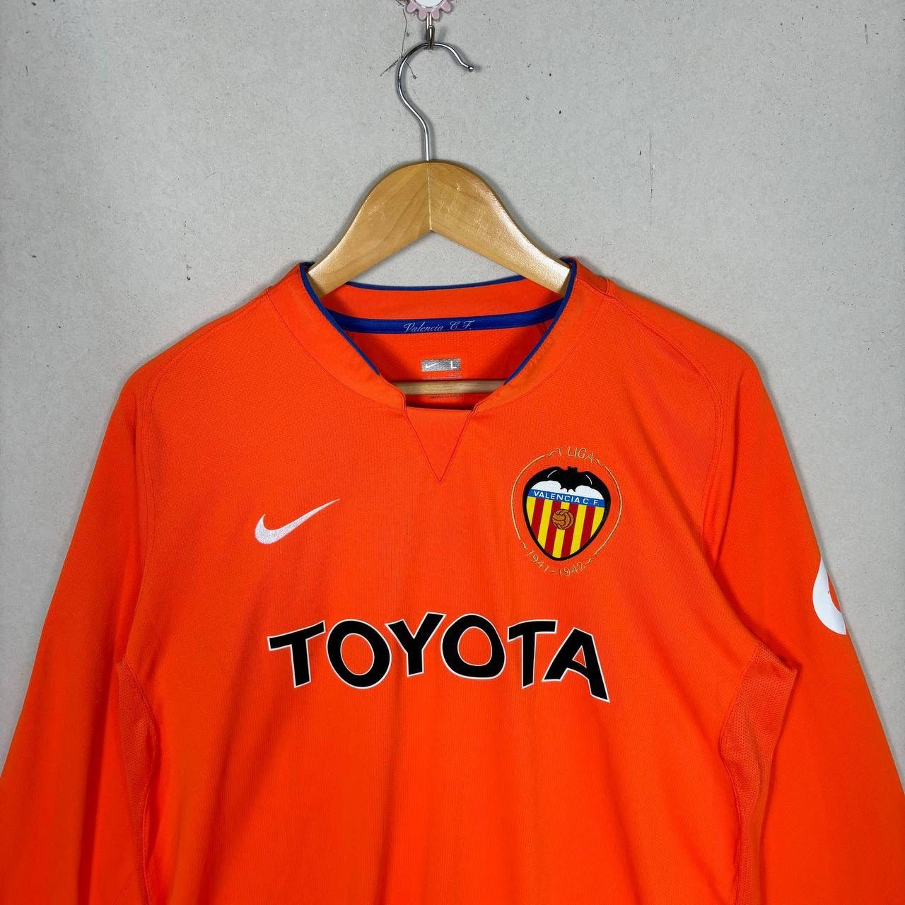 Nike NIKE 2007-08 VALENCIA CF DAVID VILLA L/S AWAY SHIRT JERSEY L Size US L / EU 52-54 / 3 - 3 Thumbnail
