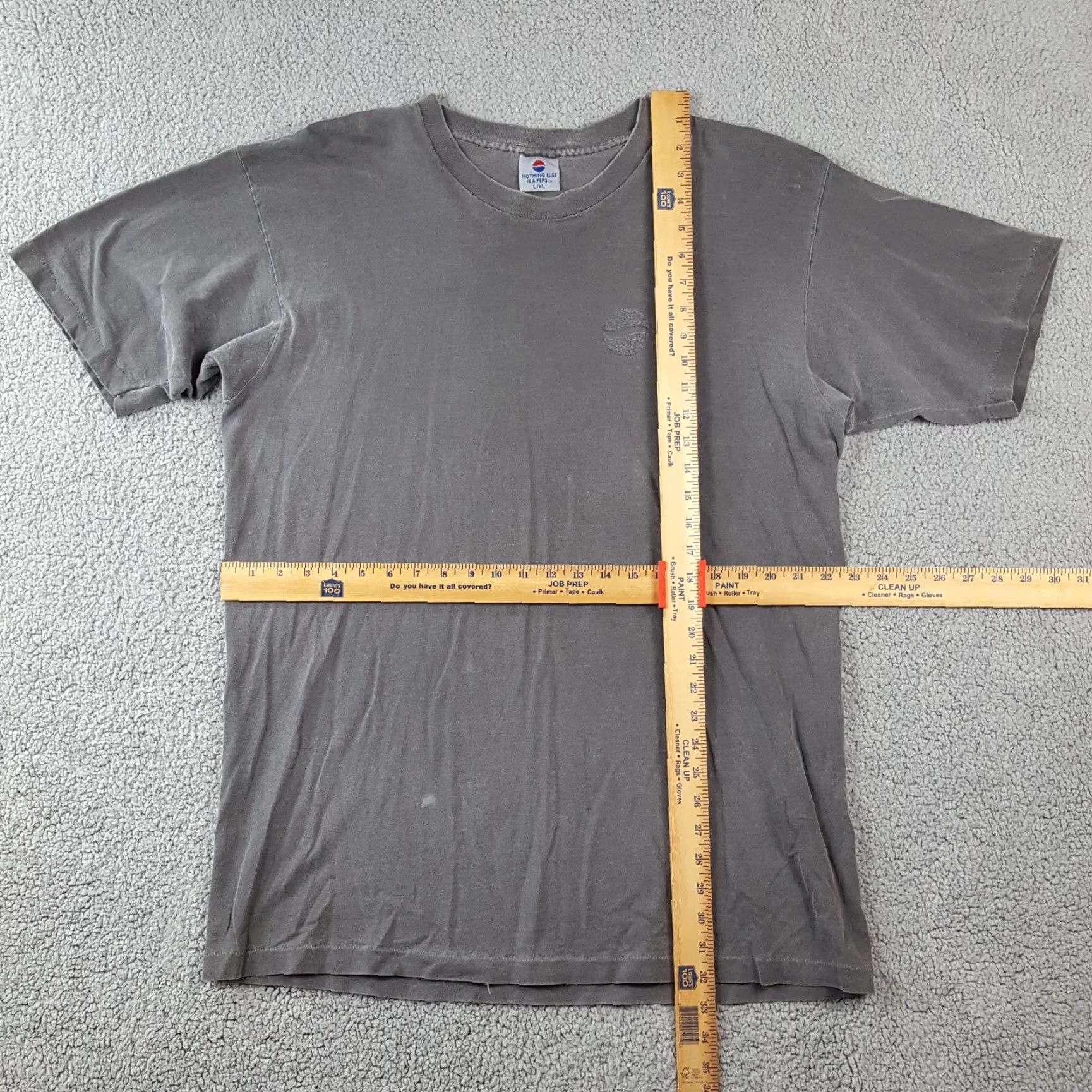 Etro VINTAGE Pepsi T-Shirt Men XL Gray 90s Retro Distressed Logo Soda Pop Grunge Y2K Size US XL / EU 56 / 4 - 7 Thumbnail
