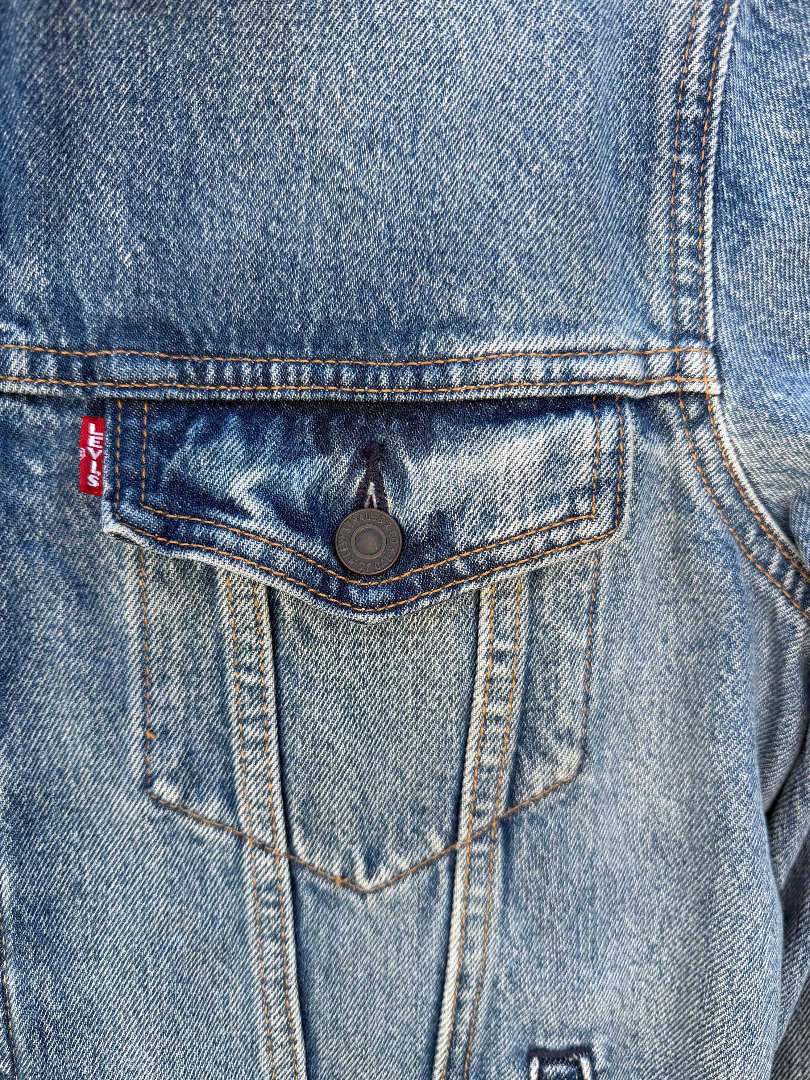 Levi's Denim Trucker Light Wash Size US M / EU 48-50 / 2 - 4 Thumbnail