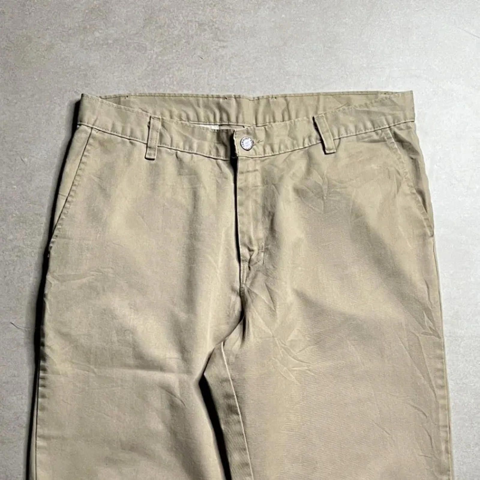 Dickies Vintage Dickies Beige Pants - 32x29 Size US 32 / EU 48 - 3 Thumbnail