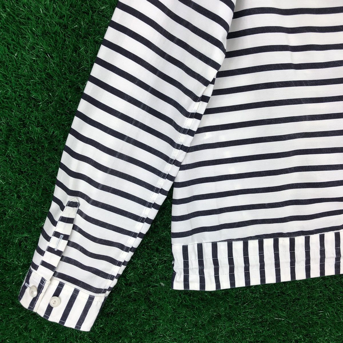 Beams Plus Vintage 90's Prisoner Stripe Jacket by Beams Boy Size US XS / EU 42 / 0 - 6 Thumbnail