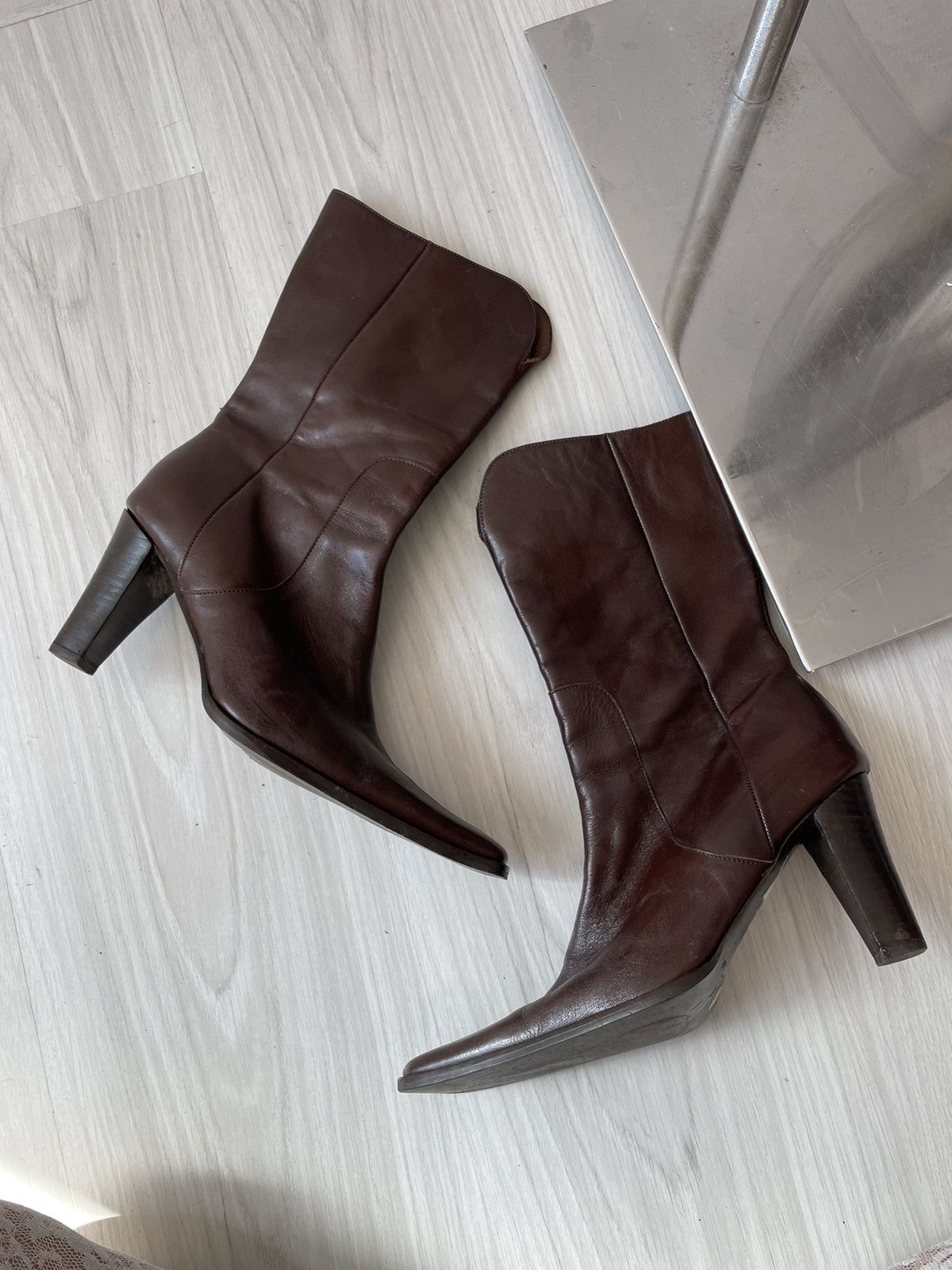 Vintage y2k leather boots Size US 6.5 / IT 36.5 - 6 Thumbnail