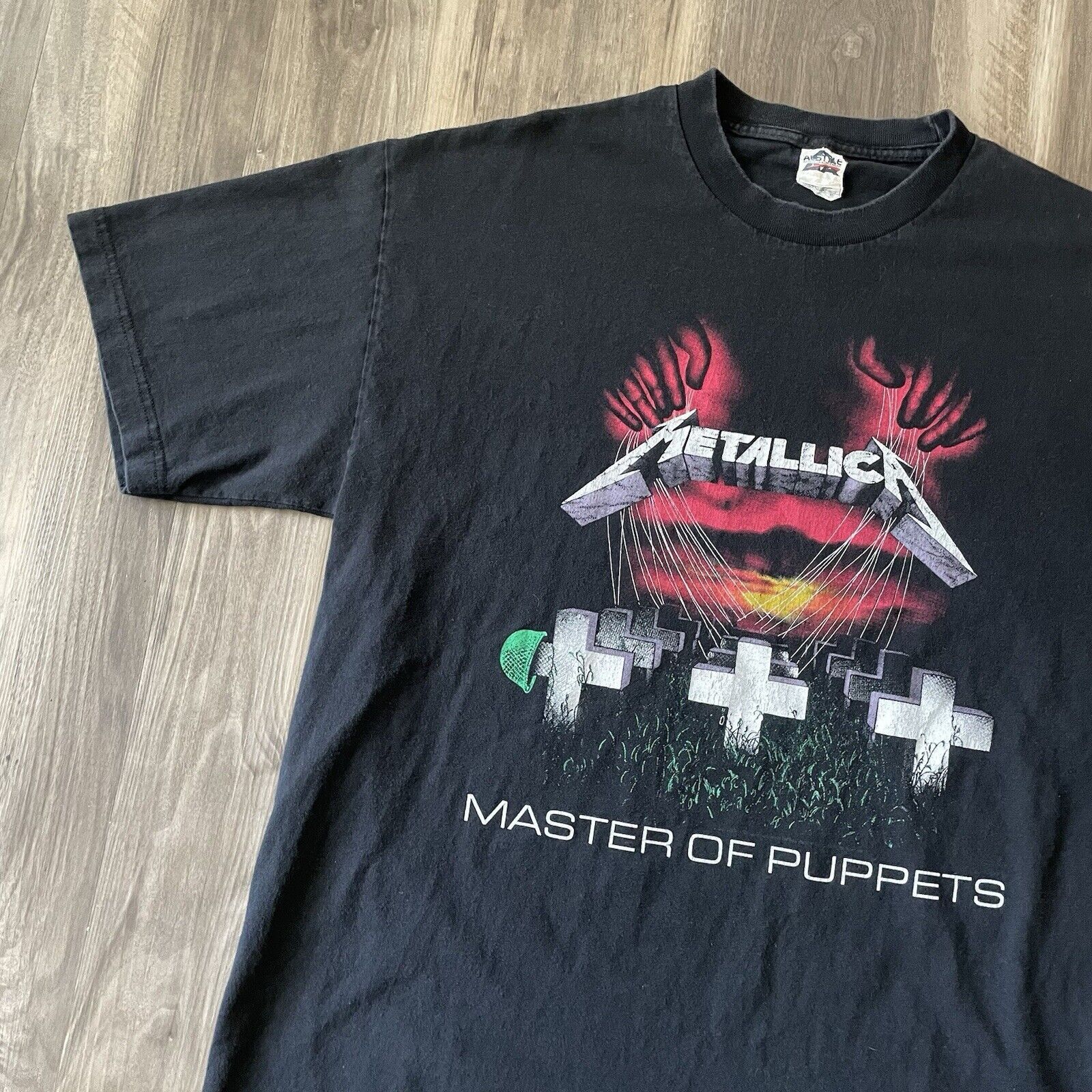 Band Tees × Vintage Vintage Metallica Master Of Puppets T-Shirt Size XL Rock Size US XL / EU 56 / 4 - 4 Thumbnail
