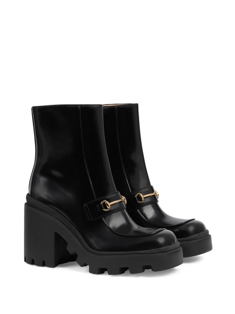 Gucci 72mm Horsebit-detail leather boots Size US 6 / IT 36 - 1 Thumbnail