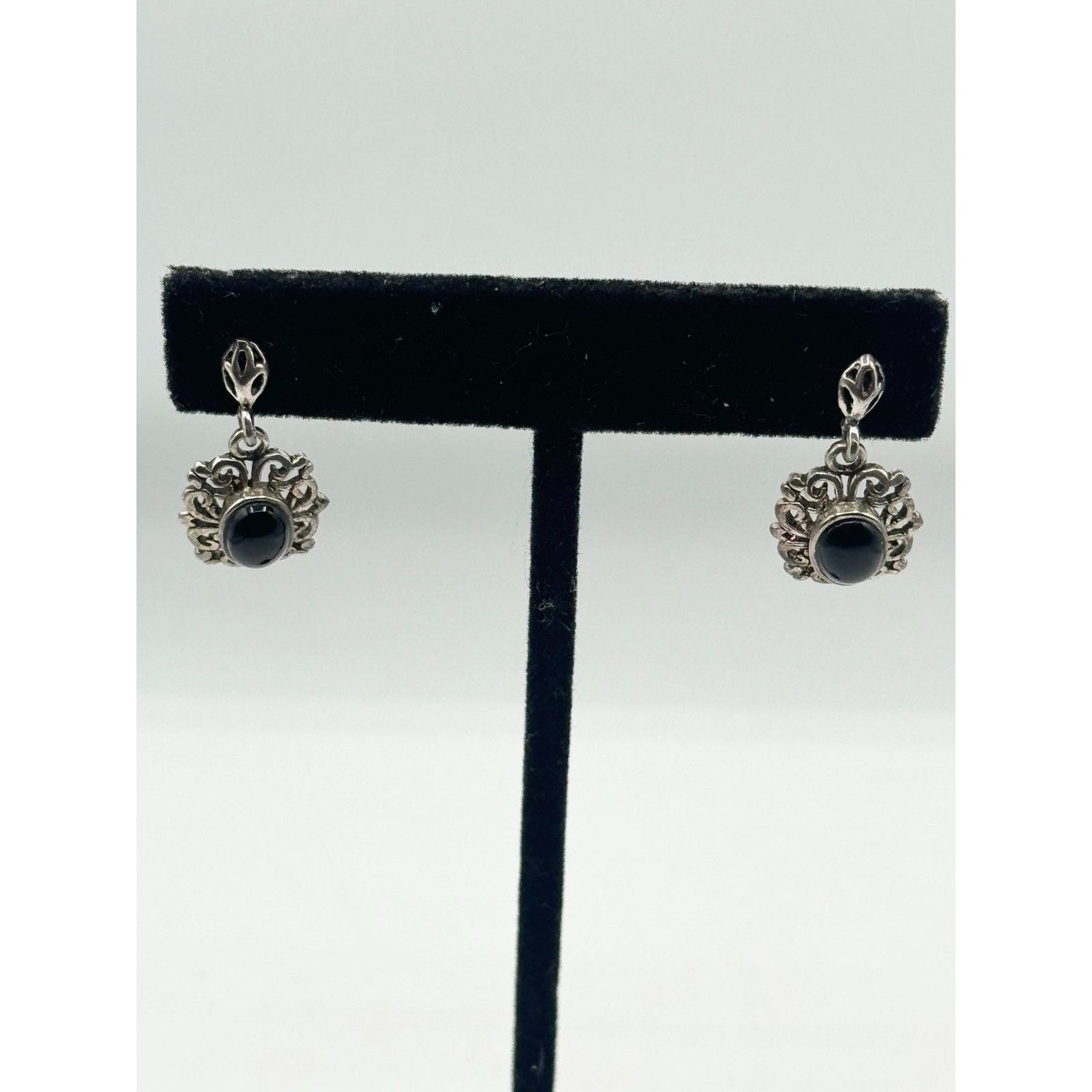 Vintage Vintage Sterling Silver filigree dangle drop earrings Size ONE SIZE - 3 Thumbnail