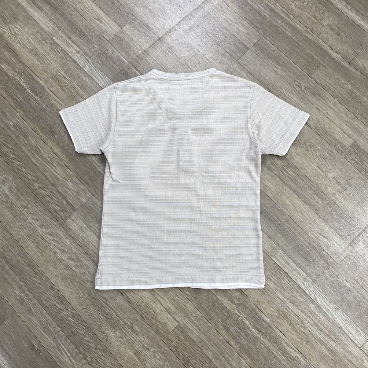 Japanese Brand 2000s Urban Collection Double Layers Goa Lgb Button Tee Y2K Size US M / EU 48-50 / 2 - 7 Thumbnail