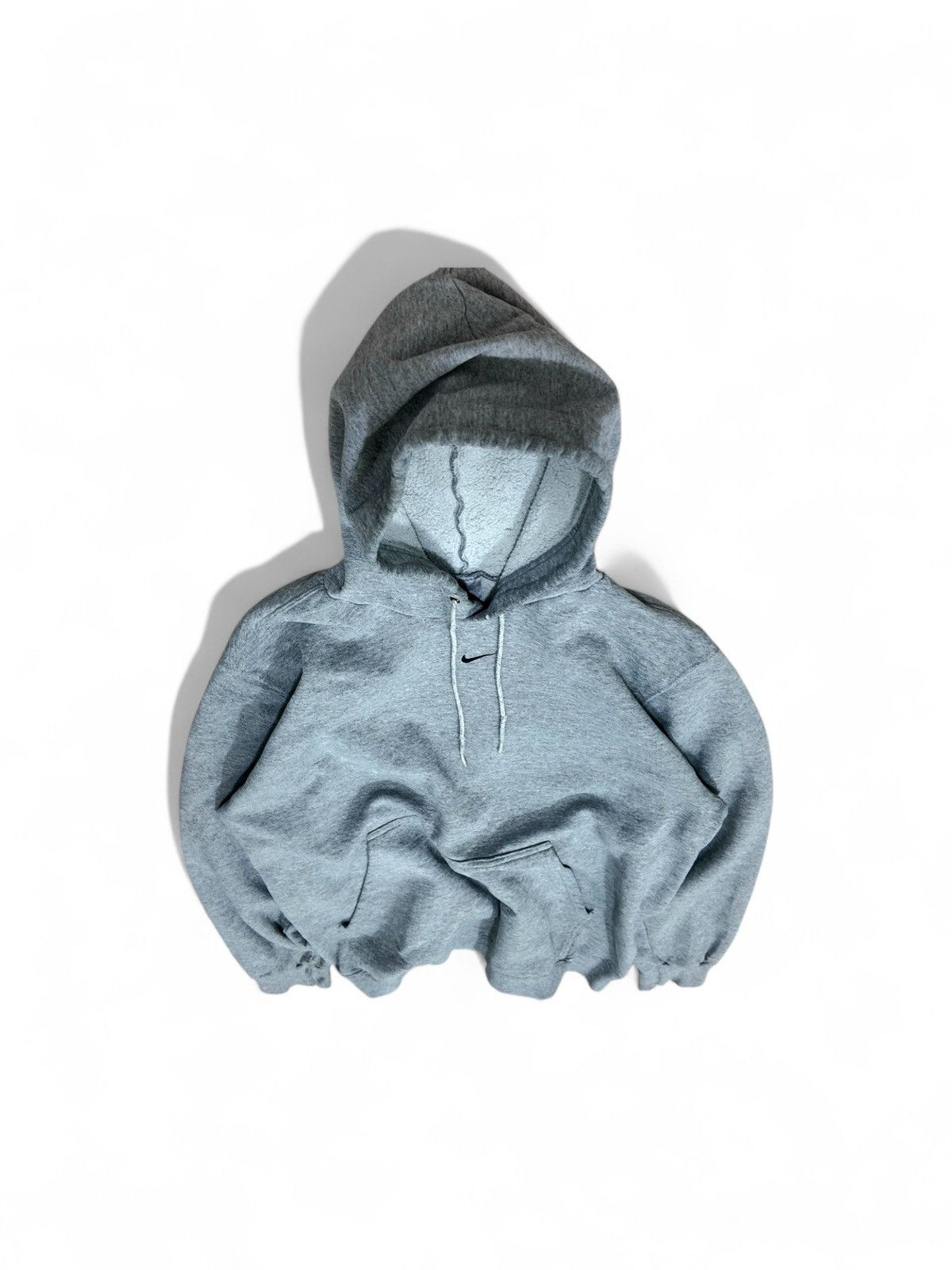 Nike × Vintage Vintage Nike Center Swoosh Hoodie Y2K Size US L / EU 52-54 / 3 - 1 Thumbnail