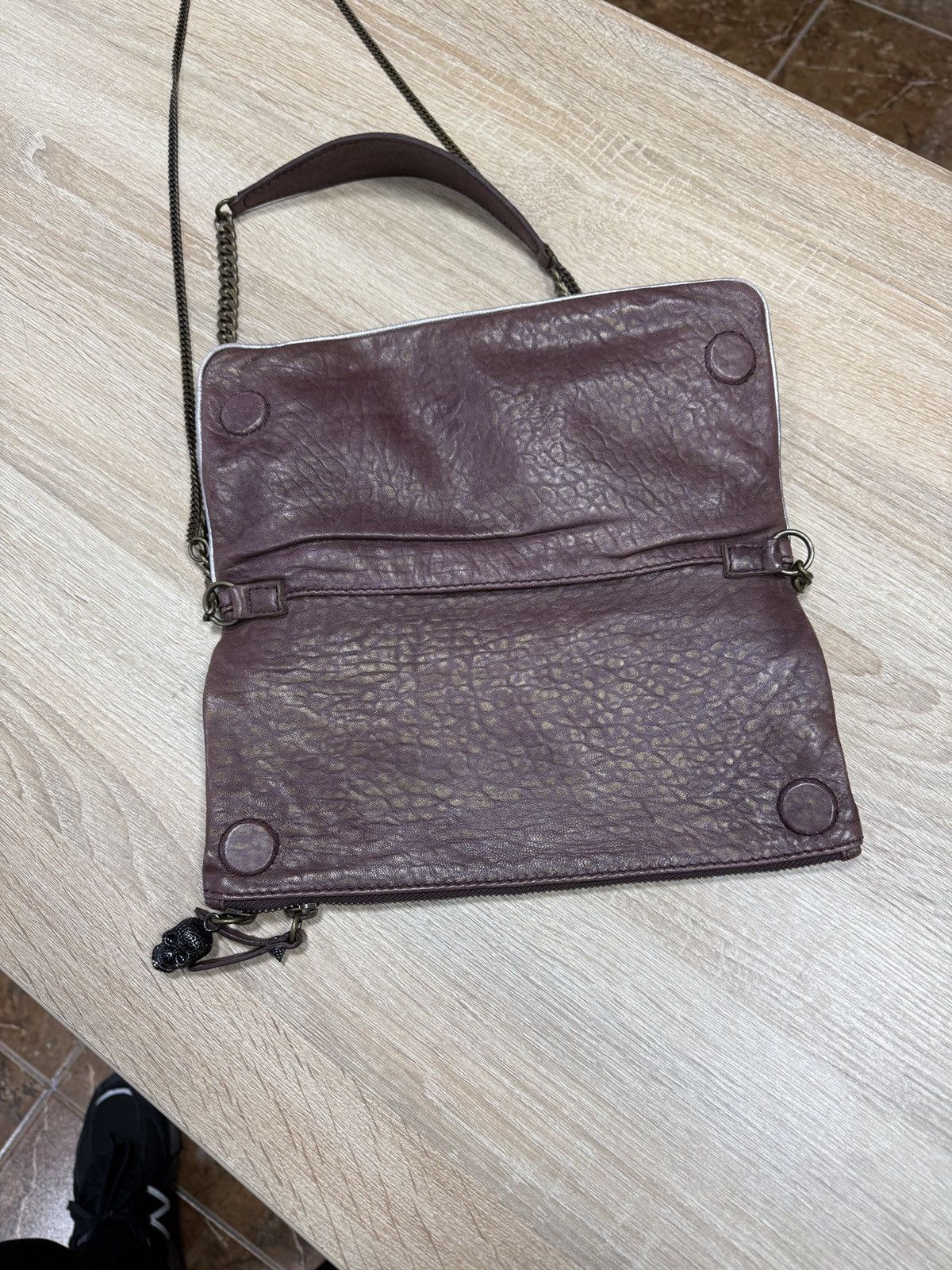 Zadig & Voltaire 🇫🇷💀 Vintage Zadig & Voltaire Rock Skull Leather Crossbody Bag Size ONE SIZE - 4 Thumbnail