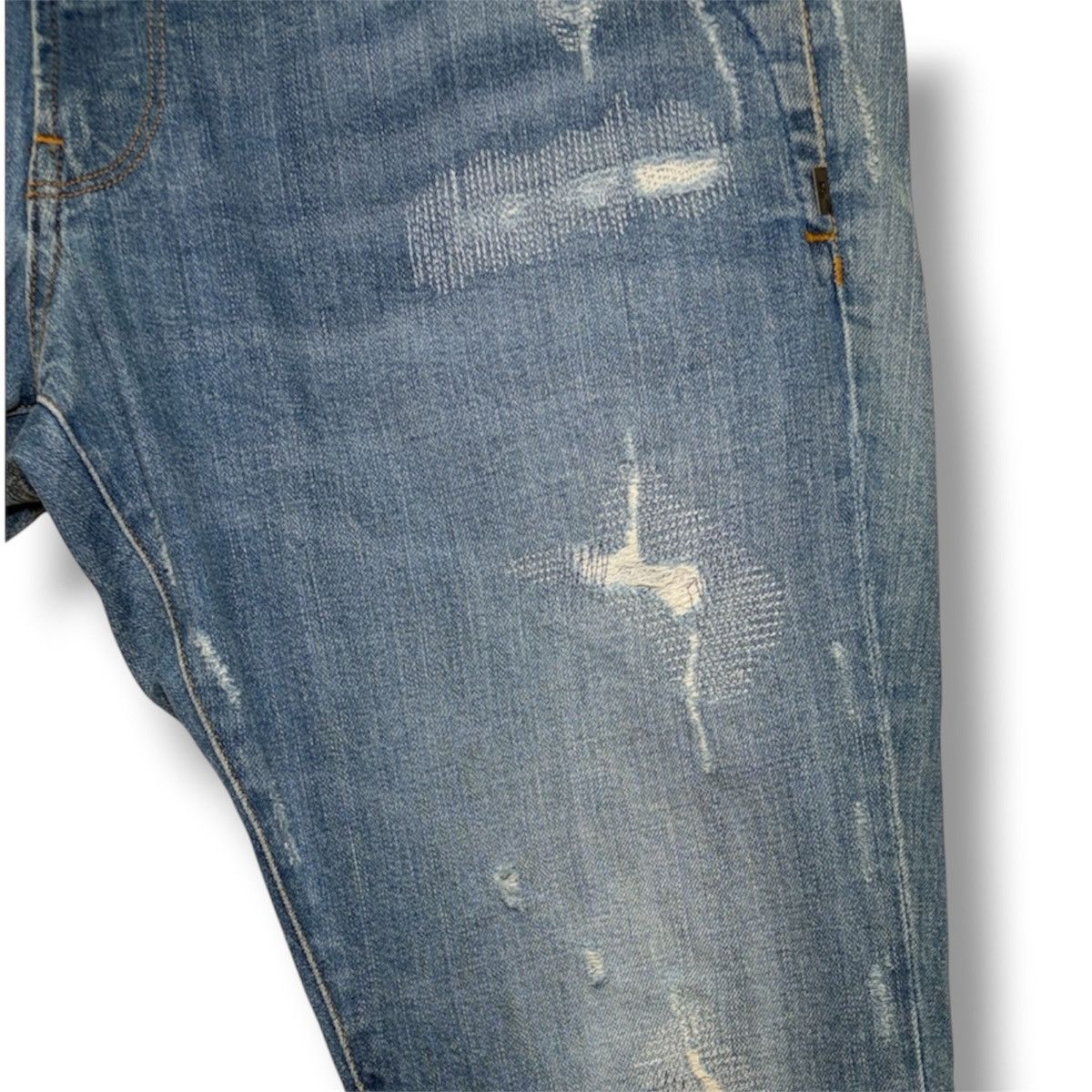 G-Star G-Star RAW D-Staq 3D Slim Jeans 36x32 Distressed 40" Waist Size US 36 / EU 52 - 5 Thumbnail