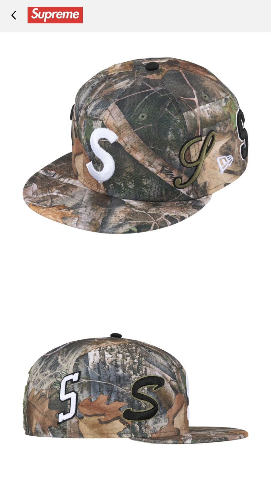 送料無料 店舗 New Era 1/2 7 Era New Logo S Multi Supreme Supreme × 帽子