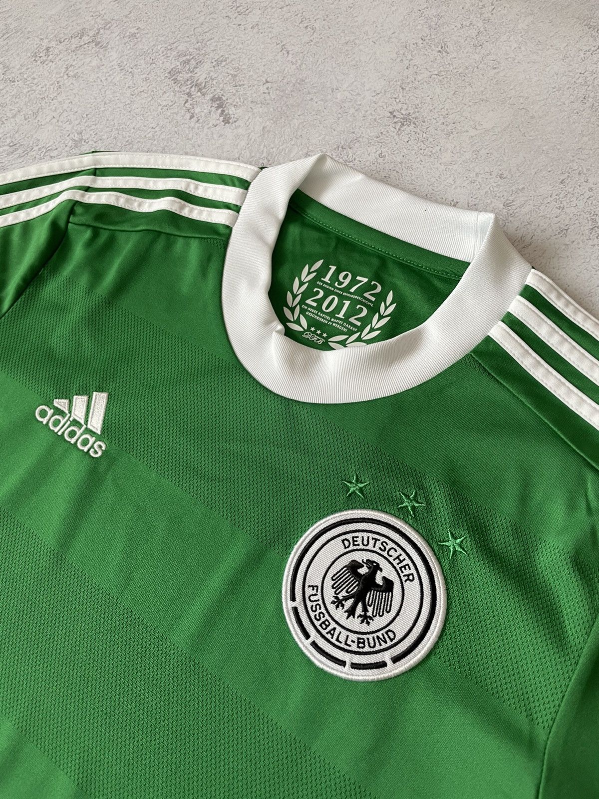 Vintage Adidas Germany National Team 2012 Away Soccer Kit Jersey Size US S / EU 44-46 / 1 - 2 Thumbnail