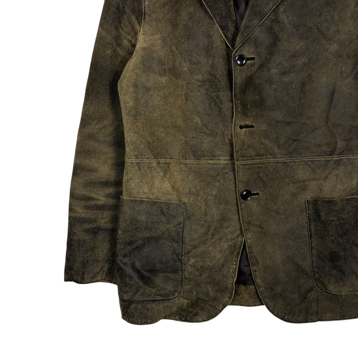 Japanese Brand 🔥VINTAGE BIKER LEATHER JACKET CHORE TORNADO MART Size US M / EU 48-50 / 2 - 6 Thumbnail