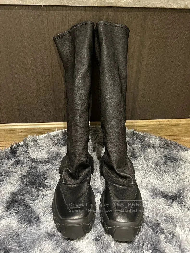 Rick Owens Rick Owens High. Size US 10 / EU 43 - 2 Thumbnail