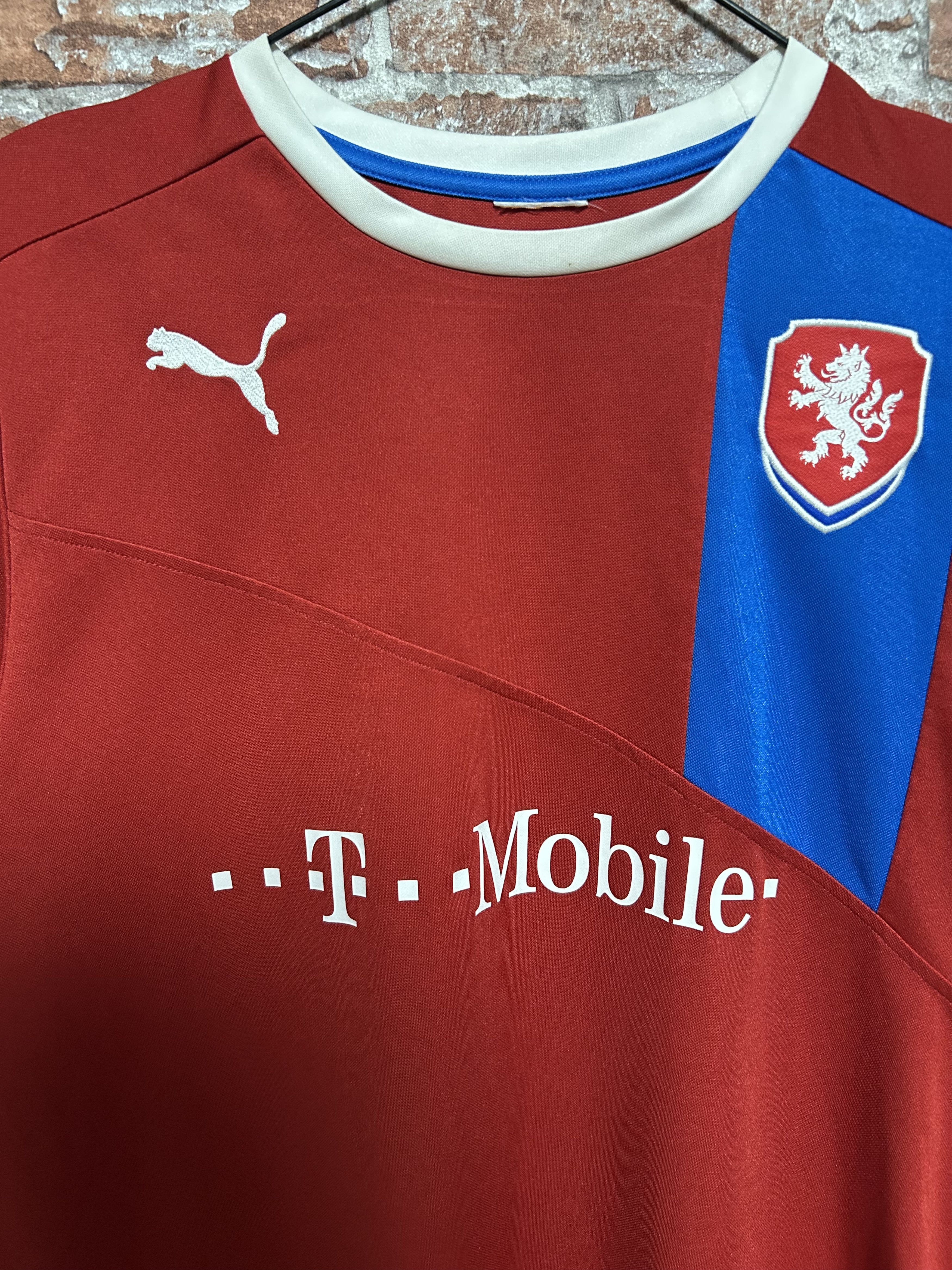 Vintage Czech Republic 2012 2013 Home Football Shirt Puma Jersey Size US M / EU 48-50 / 2 - 4 Thumbnail