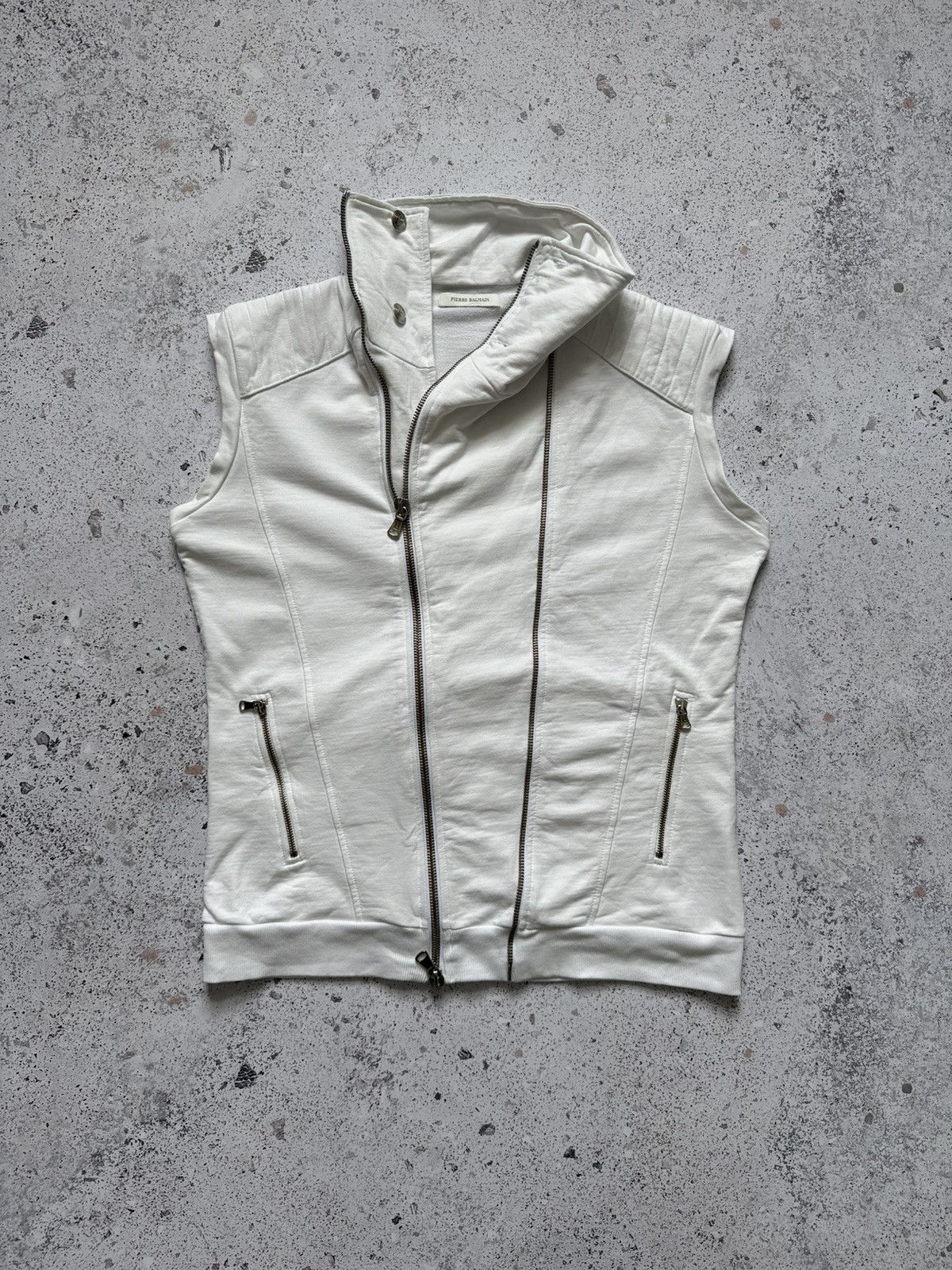 Pierre Balmain Pierre balmain double zip cotton vest size 54 Size US L / EU 52-54 / 3 - 1 Thumbnail
