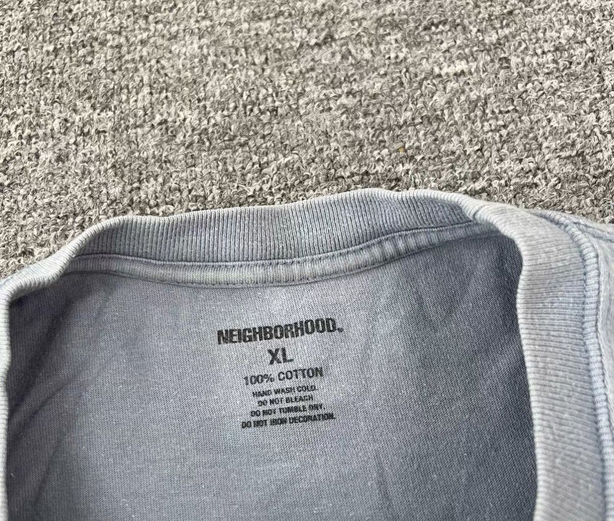 Neighborhood Neighborhood Logo Print Short Sleeve T-Shirt J16 Size US XL / EU 56 / 4 - 5 Thumbnail