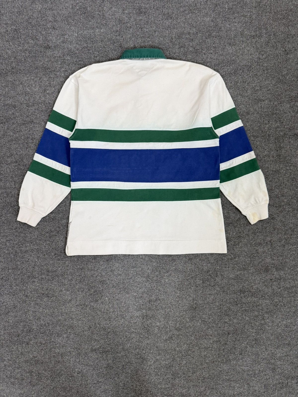 Tommy Hilfiger Vintage Tommy Hilfiger Rugby Shirt Spell Out 90s Size US M / EU 48-50 / 2 - 7 Thumbnail