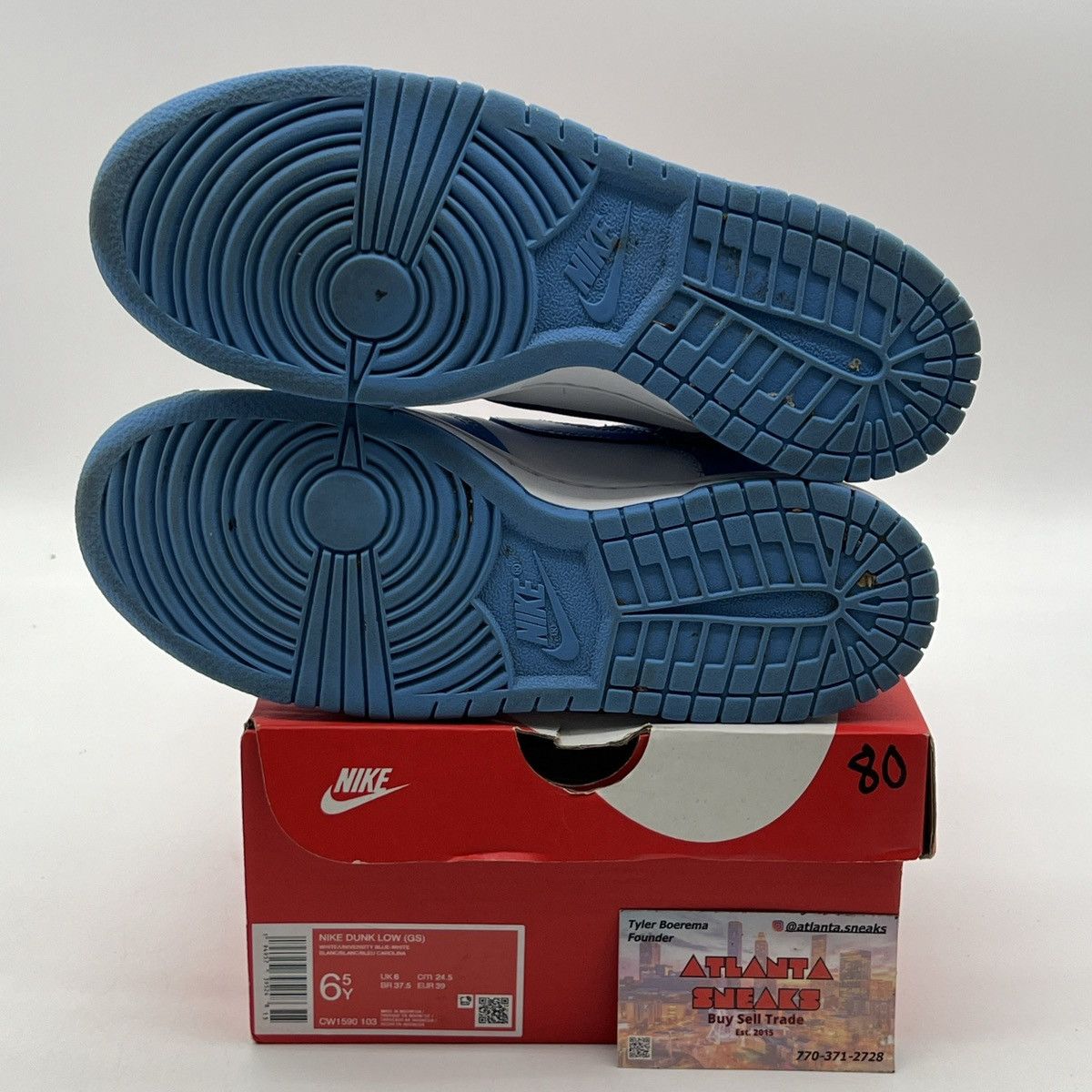 Nike Nike dunk low university blue Size US 6.5 / EU 39-40 - 8 Thumbnail