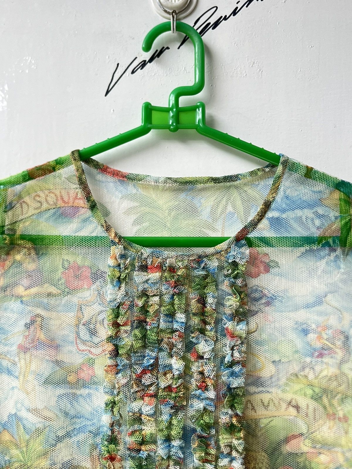 Dsquared2 DSQUARED2 Hawaii Mesh T-shirt Size US XS / EU 42 / 0 - 11 Thumbnail