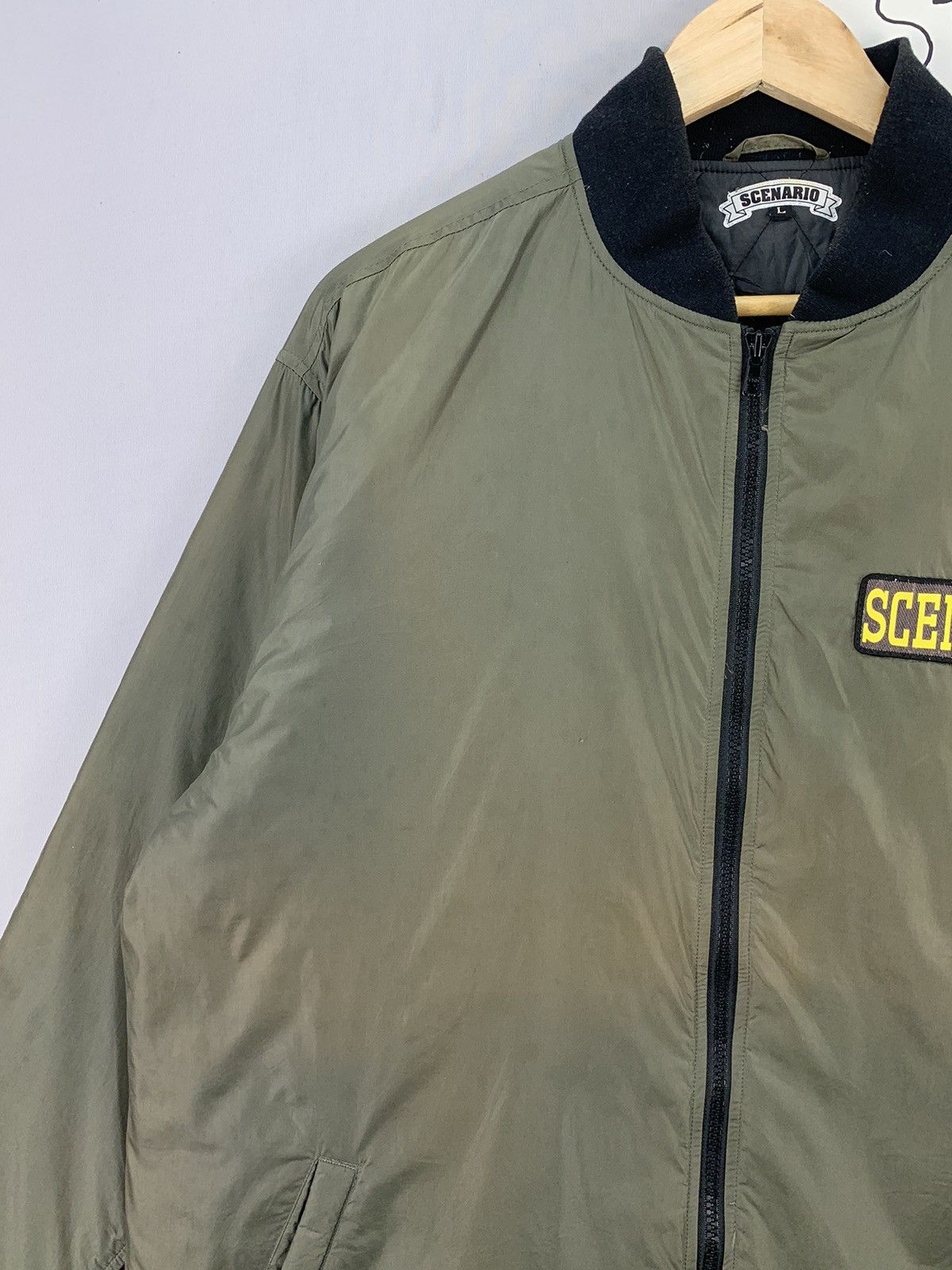 Vintage Vintage 90s Japan Scenario Patches Bomber Flight Jacket Size US XL / EU 56 / 4 - 3 Thumbnail