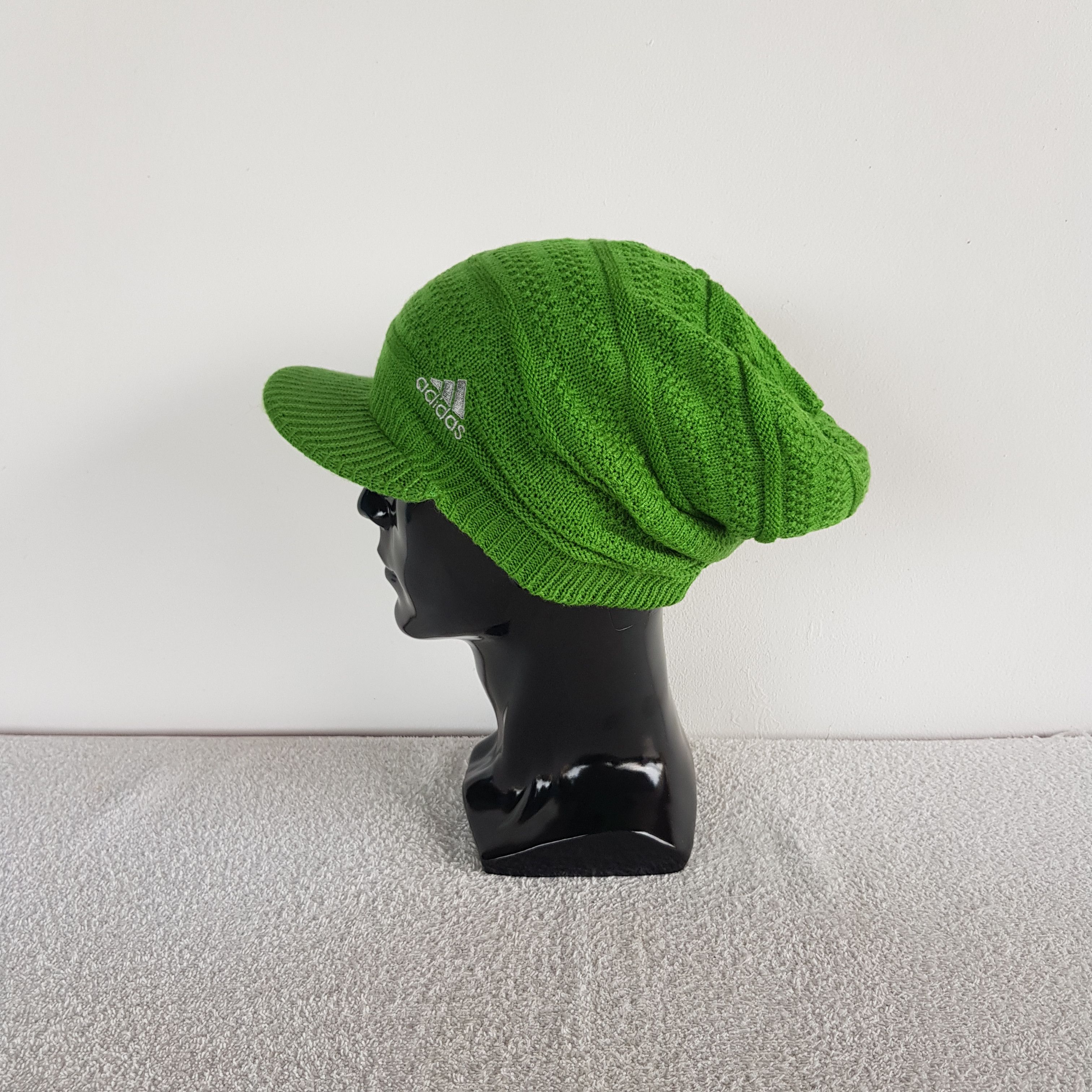 Adidas Vintage Adidas Beanie Knit Crochet Sportswear Snow Caps Hats Size ONE SIZE - 4 Thumbnail
