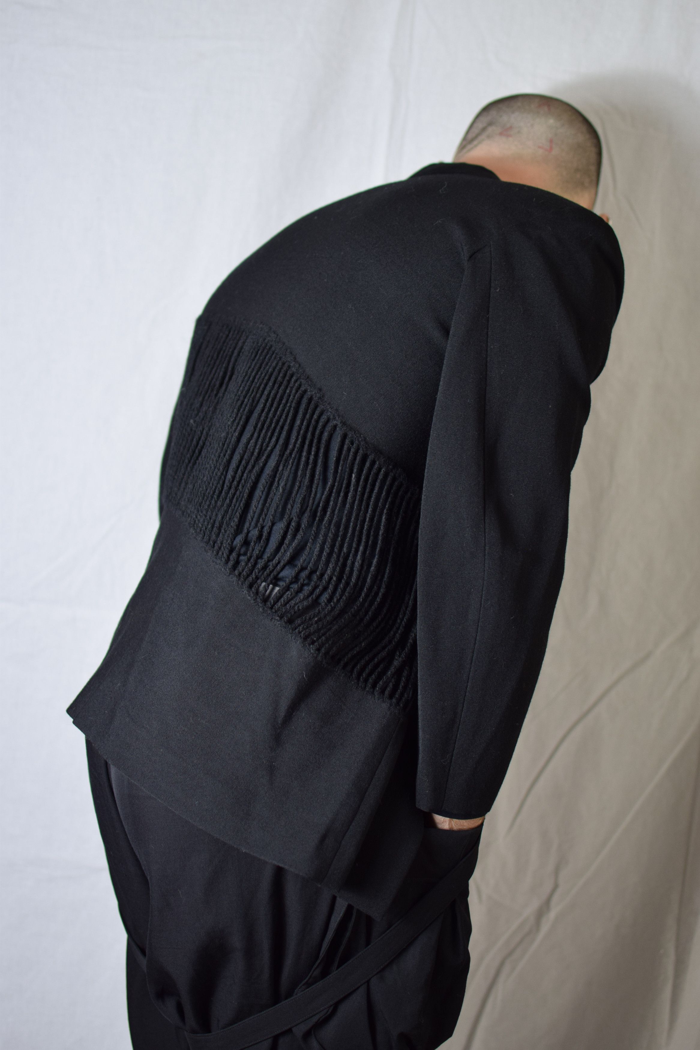 Yohji Yamamoto Yohji Yamamoto Archive Threaded Blazer - FL-J04-413 Size 48R - 8 Thumbnail