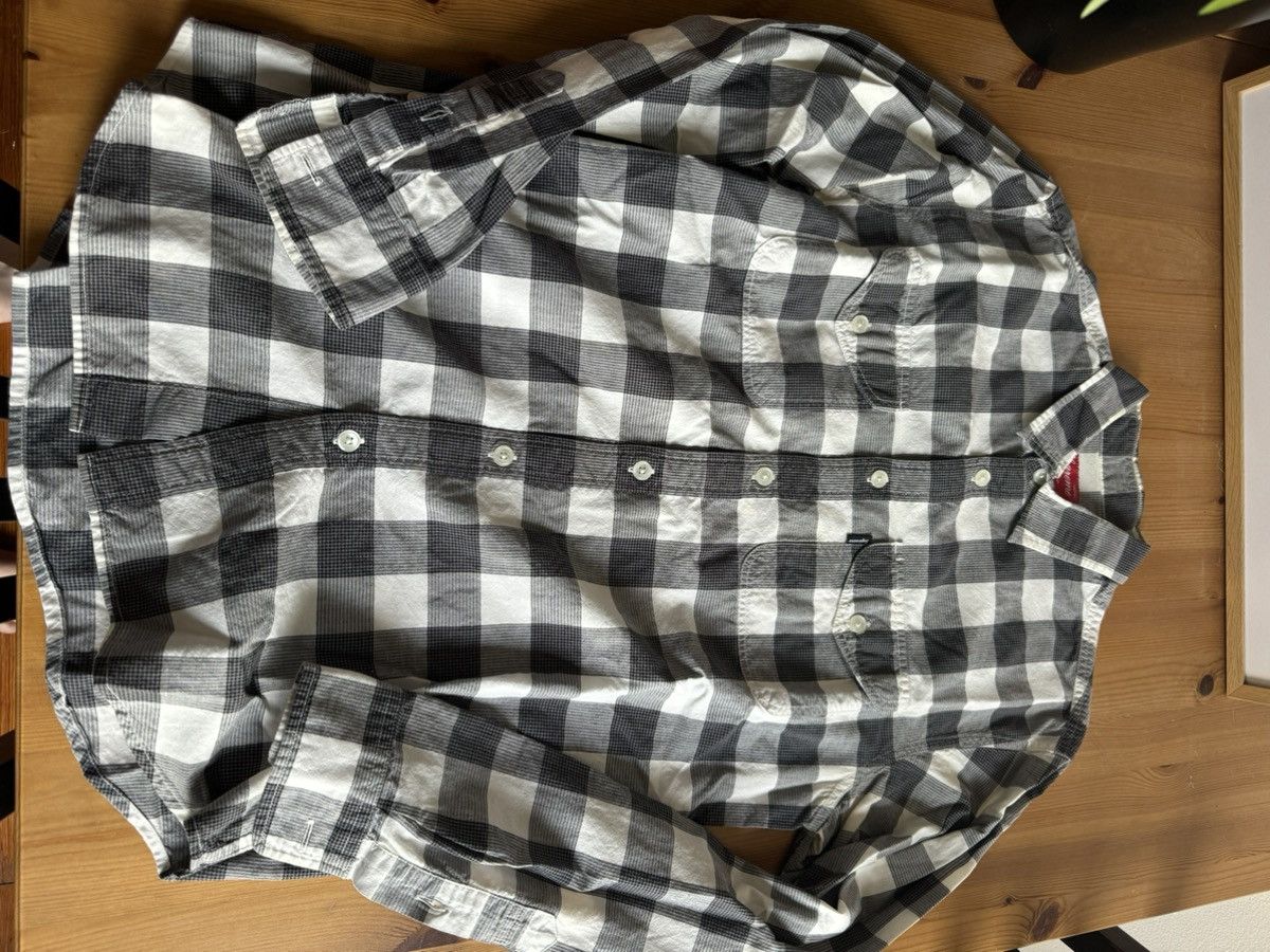 Supreme Supreme Black Plaid Button Up Size US M / EU 48-50 / 2 - 4 Thumbnail