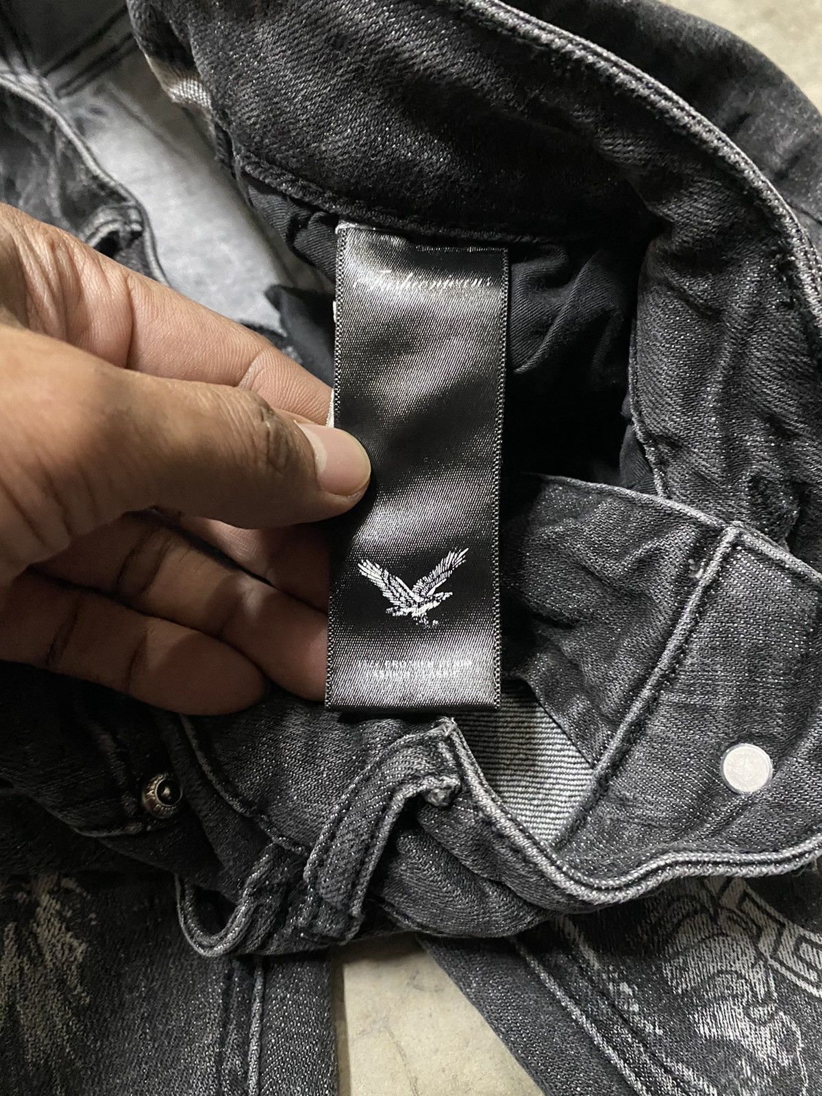 Japanese Brand × Vintage 💥last call💥Japanese Denim Versace Painted Slim Stretch p96 Size US 32 / EU 48 - 8 Thumbnail