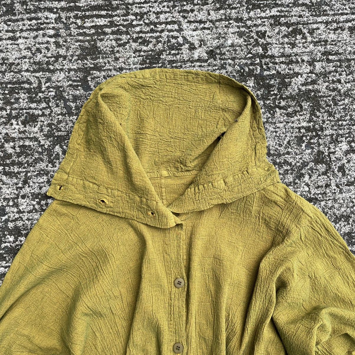 Issey Miyake Issey Miyake ME Textured Convertible Collar Shirt Jacket Size ONE SIZE - 4 Thumbnail