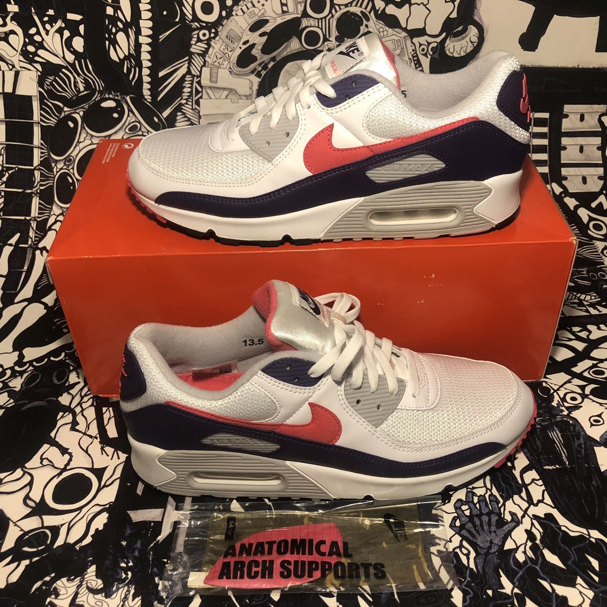 image of New W Nike Air Max 90 Iii Eggplant W 13.5 / M12 + Arch Spprt Shoes, Men's