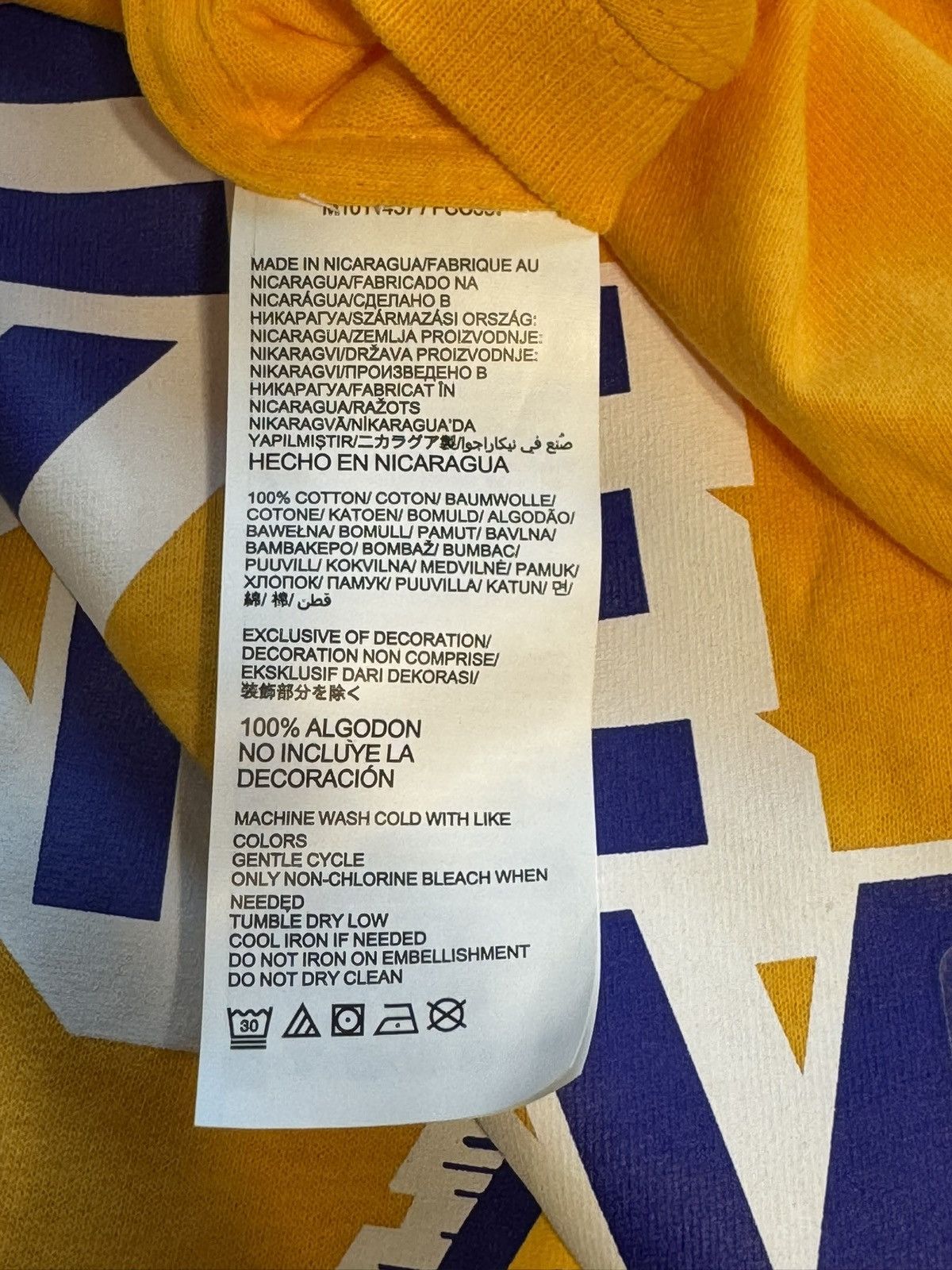 NBA Los Angeles Lakers T-Shirt Size US M / EU 48-50 / 2 - 8 Thumbnail