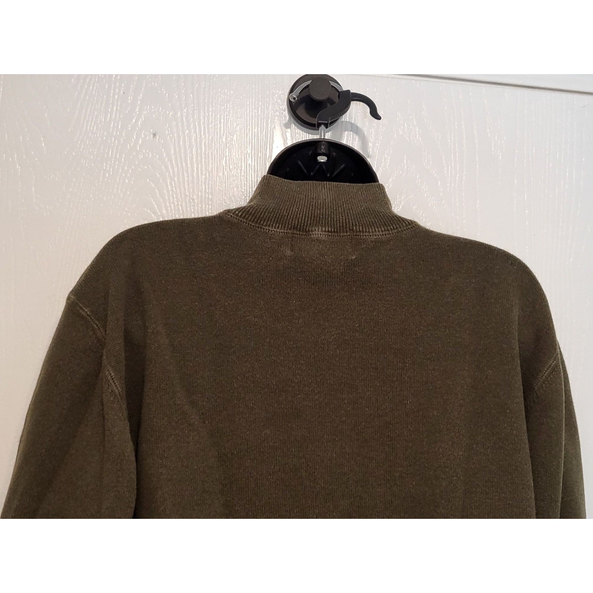 Eddie Bauer Eddie Bauer Sweater Women Sz L Green Mock Neck Tight Knit Wi Size L / US 10 / IT 46 - 7 Thumbnail