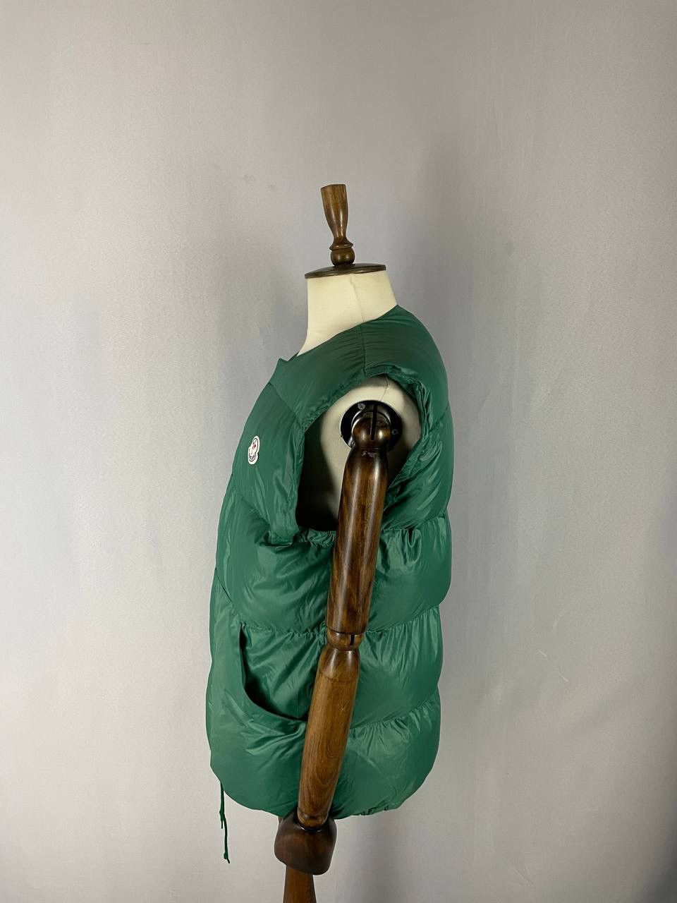 Moncler Moncler Down Vest Jacket Vintage Green 1990s Size US M / EU 48-50 / 2 - 6 Thumbnail