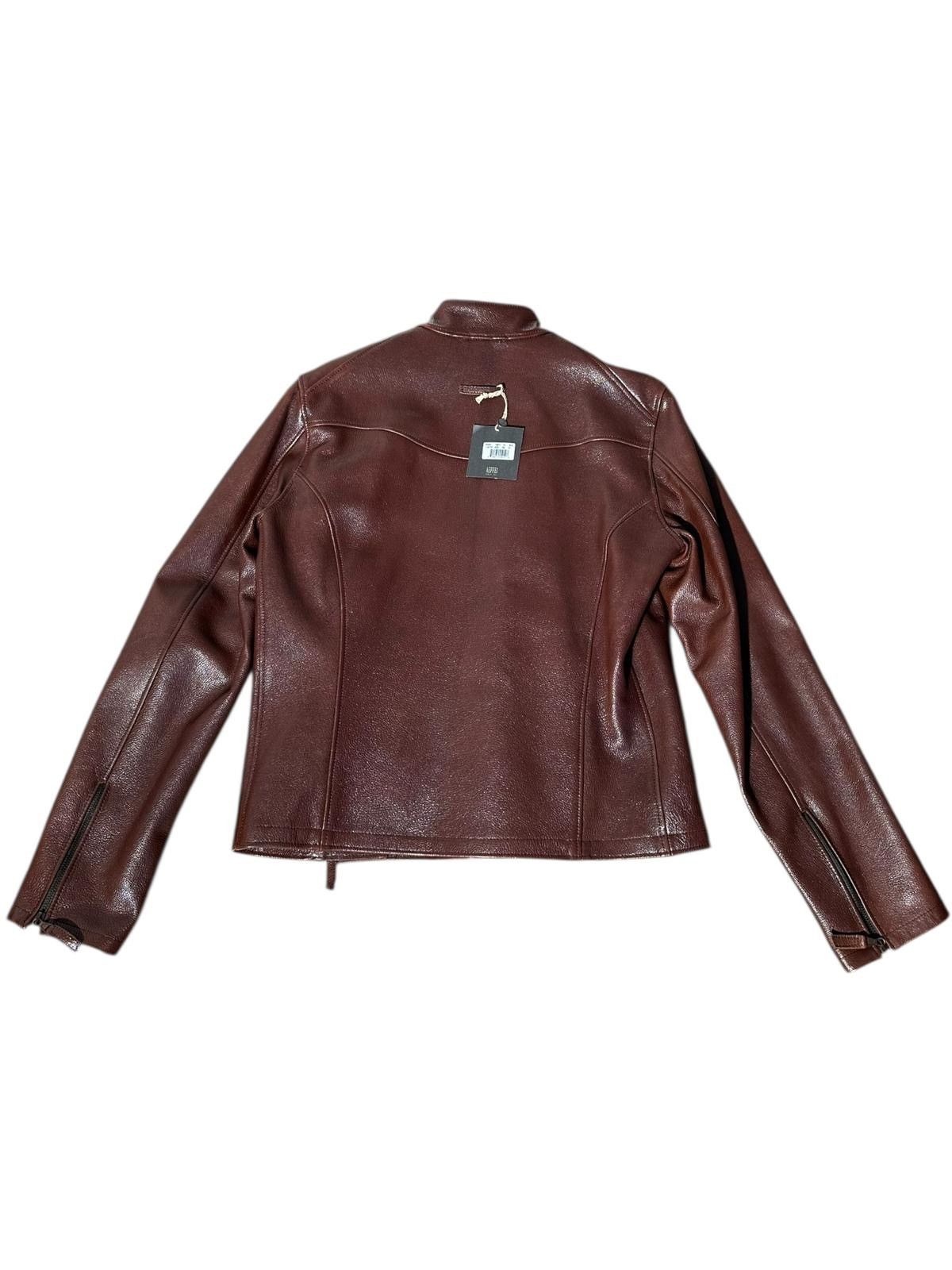 Jean Paul Gaultier Jean Paul Gaultier Homme Brown Leather Moto Jacket (2002) Size US L / EU 52-54 / 3 - 2 Thumbnail